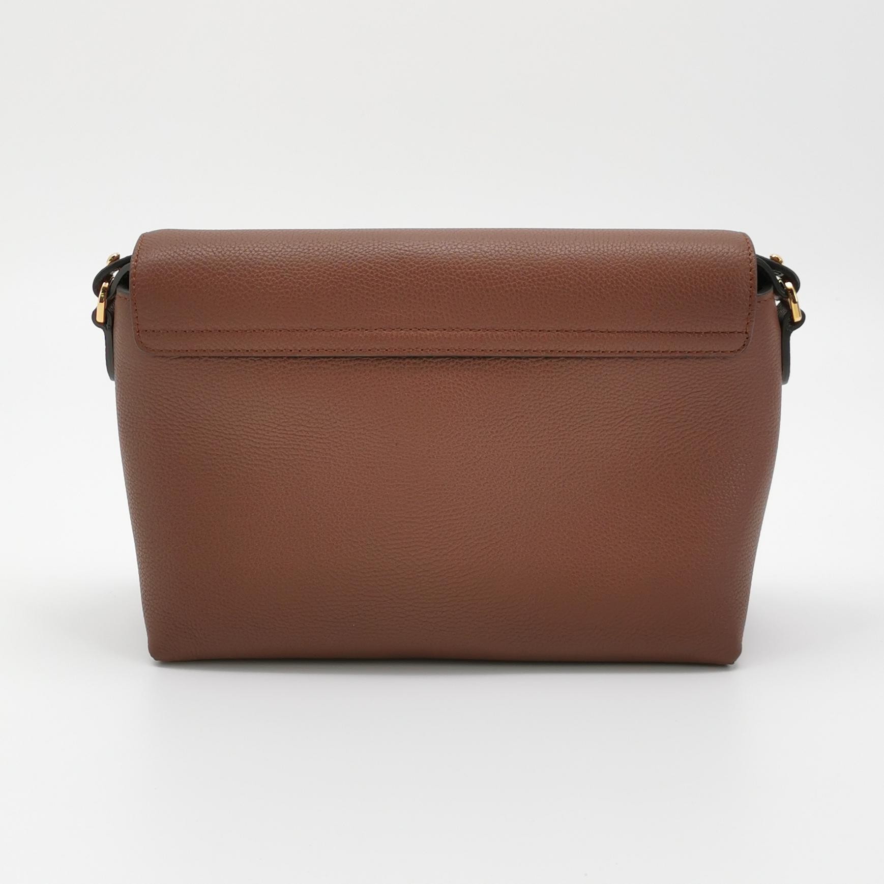 Burberry Note Crossbody Bag Leather with Vintage Check Canvas Medium — photo 5 of 15