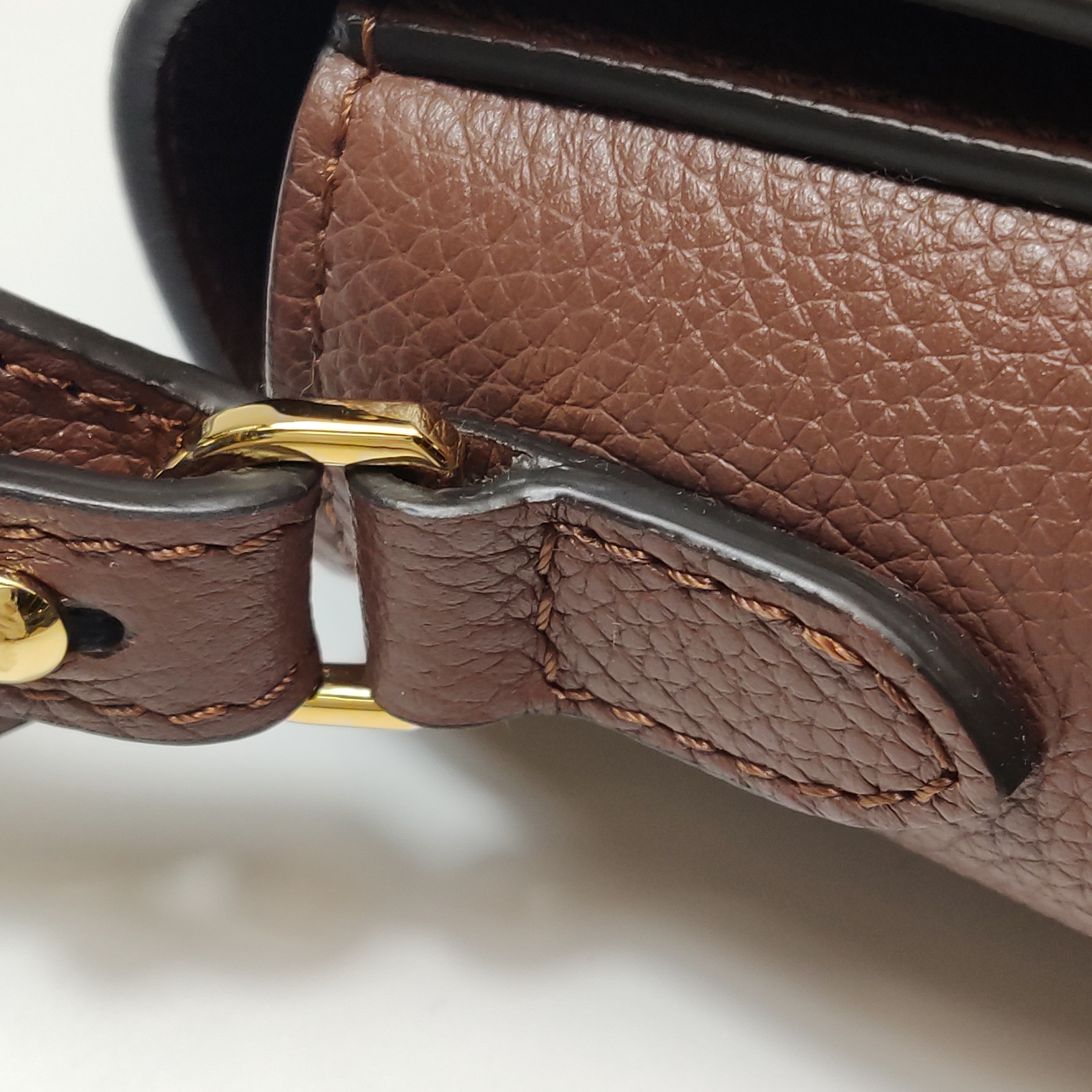 Burberry Note Crossbody Bag Leather with Vintage Check Canvas Medium — photo 13 of 15