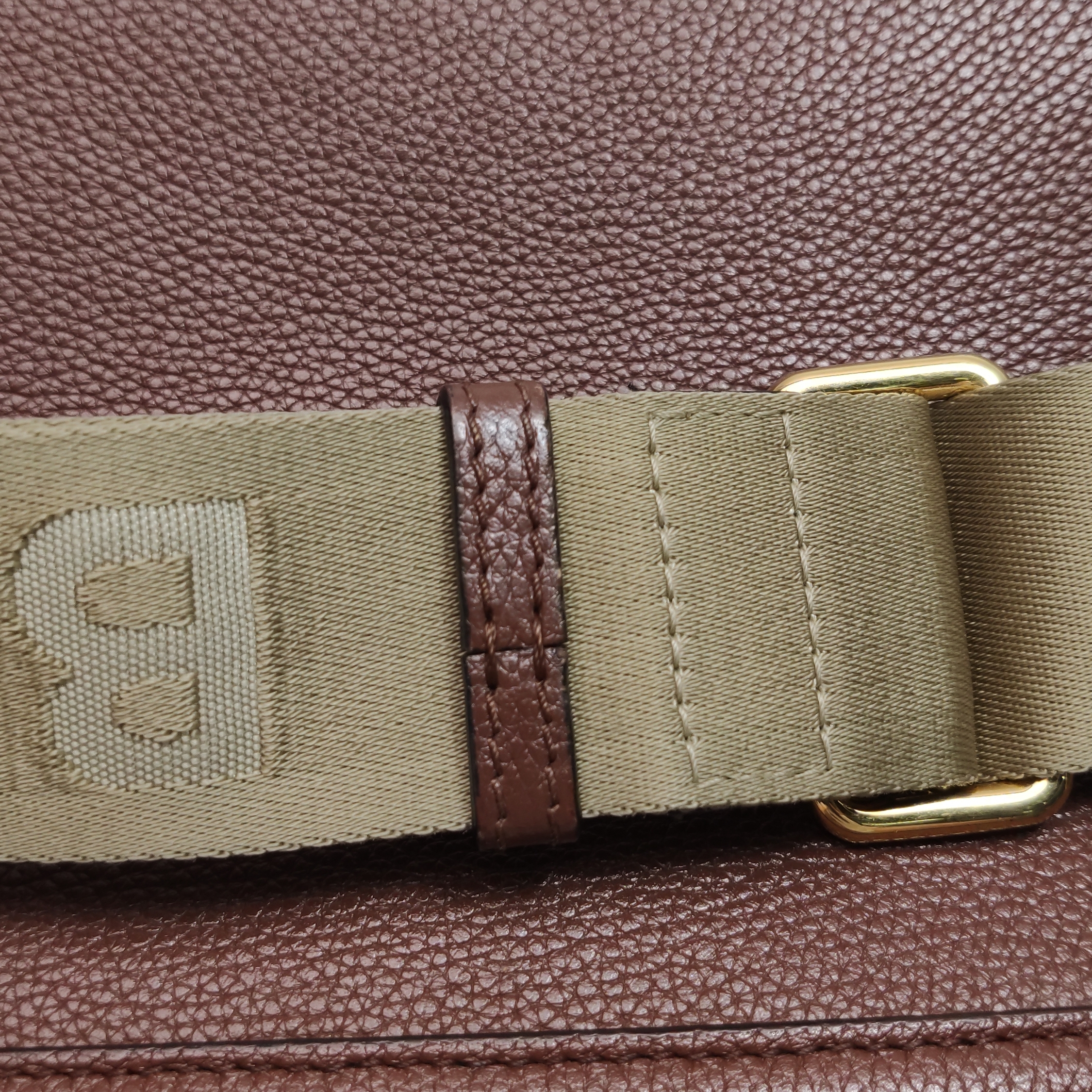 Burberry Note Crossbody Bag Leather with Vintage Check Canvas Medium — photo 16 of 18