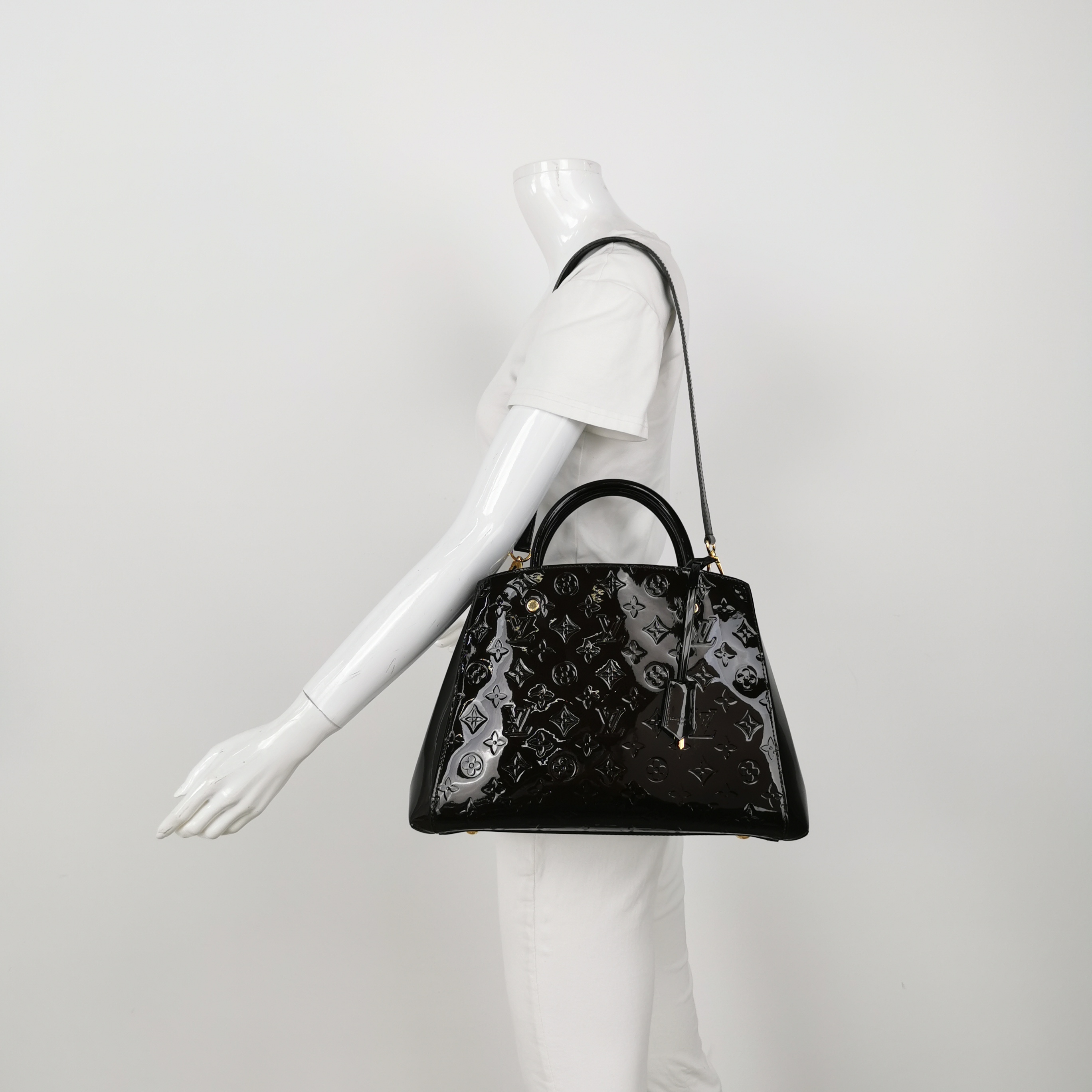  Louis Vuitton(LV) Montaigne Handbag Monogram Empreinte Leather Medium — alternate view