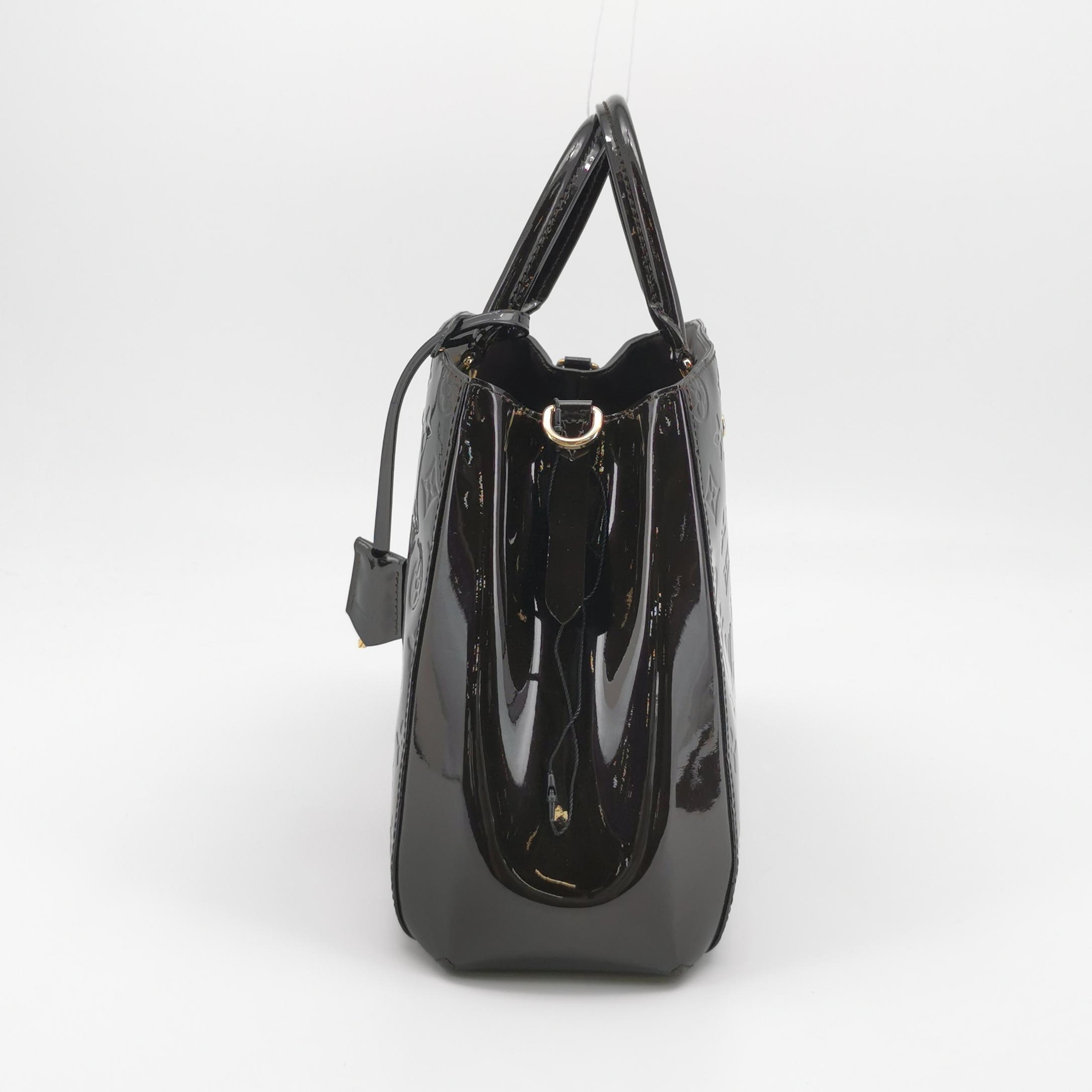  Louis Vuitton(LV) Montaigne Handbag Monogram Empreinte Leather Medium — photo 3 of 20