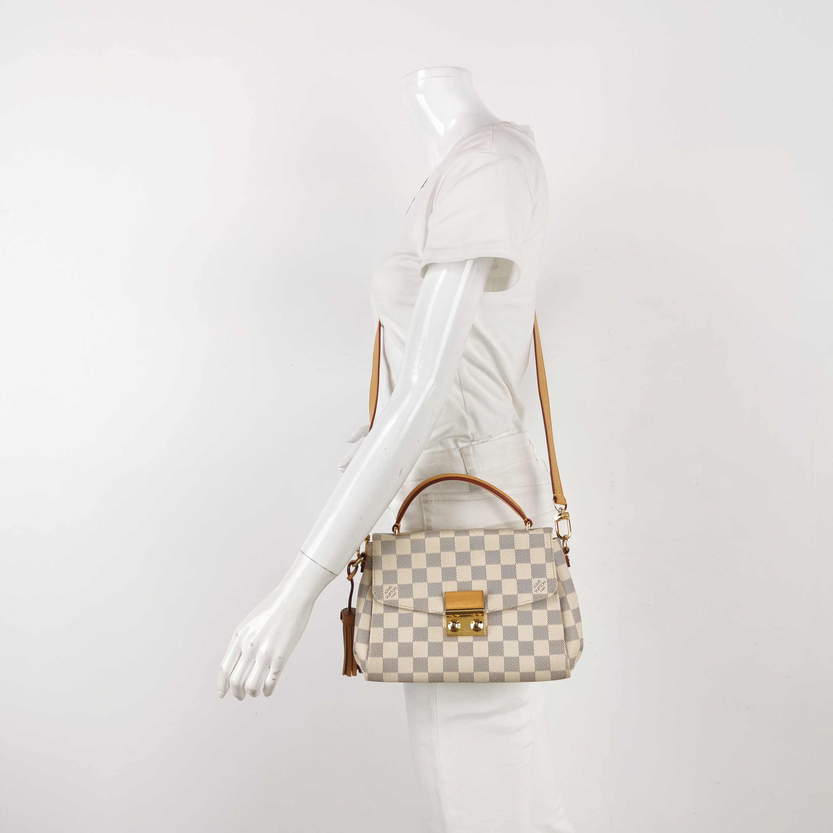  Louis Vuitton(LV) Croisette Handbag Damier — alternate view