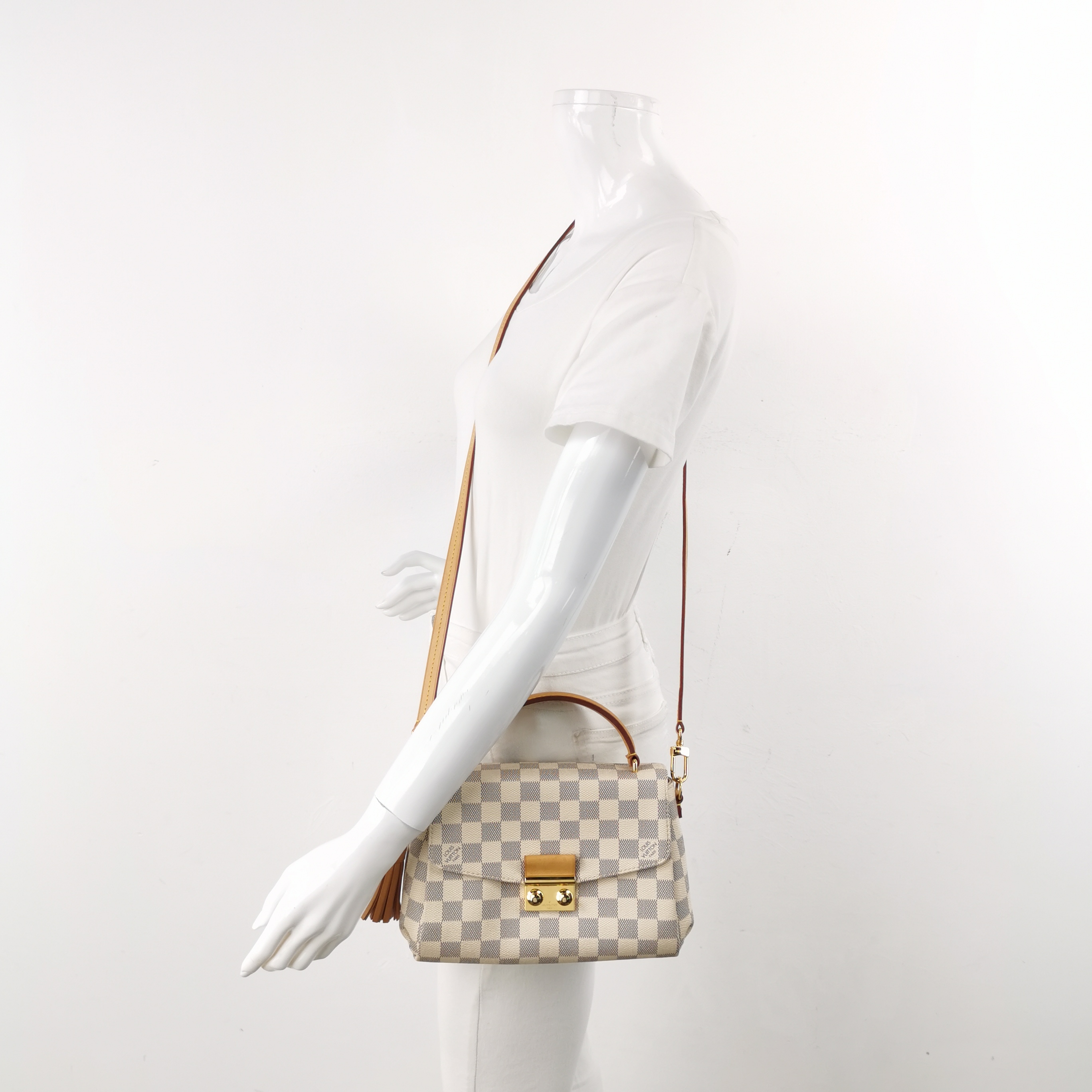 Louis Vuitton(LV) Croisette Handbag Damier — alternate view