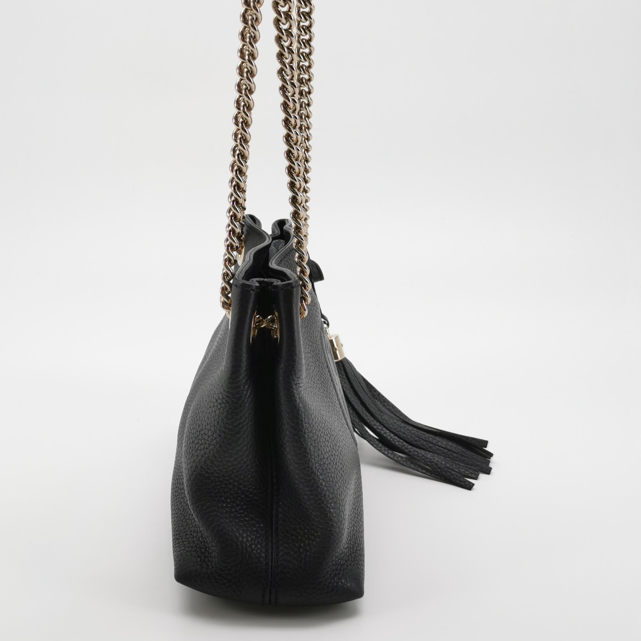 Gucci Soho Chain Strap Shoulder Bag Leather Small — photo 4 of 15