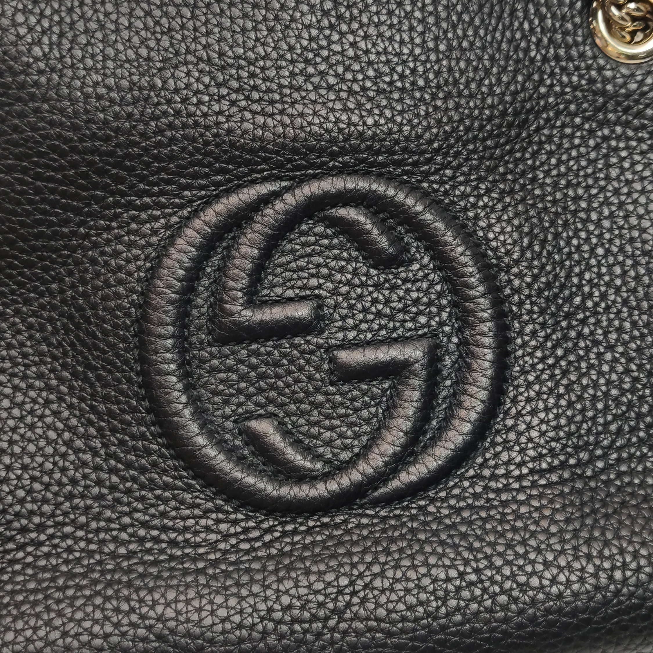 Gucci Soho Chain Strap Shoulder Bag Leather Small — photo 8 of 15