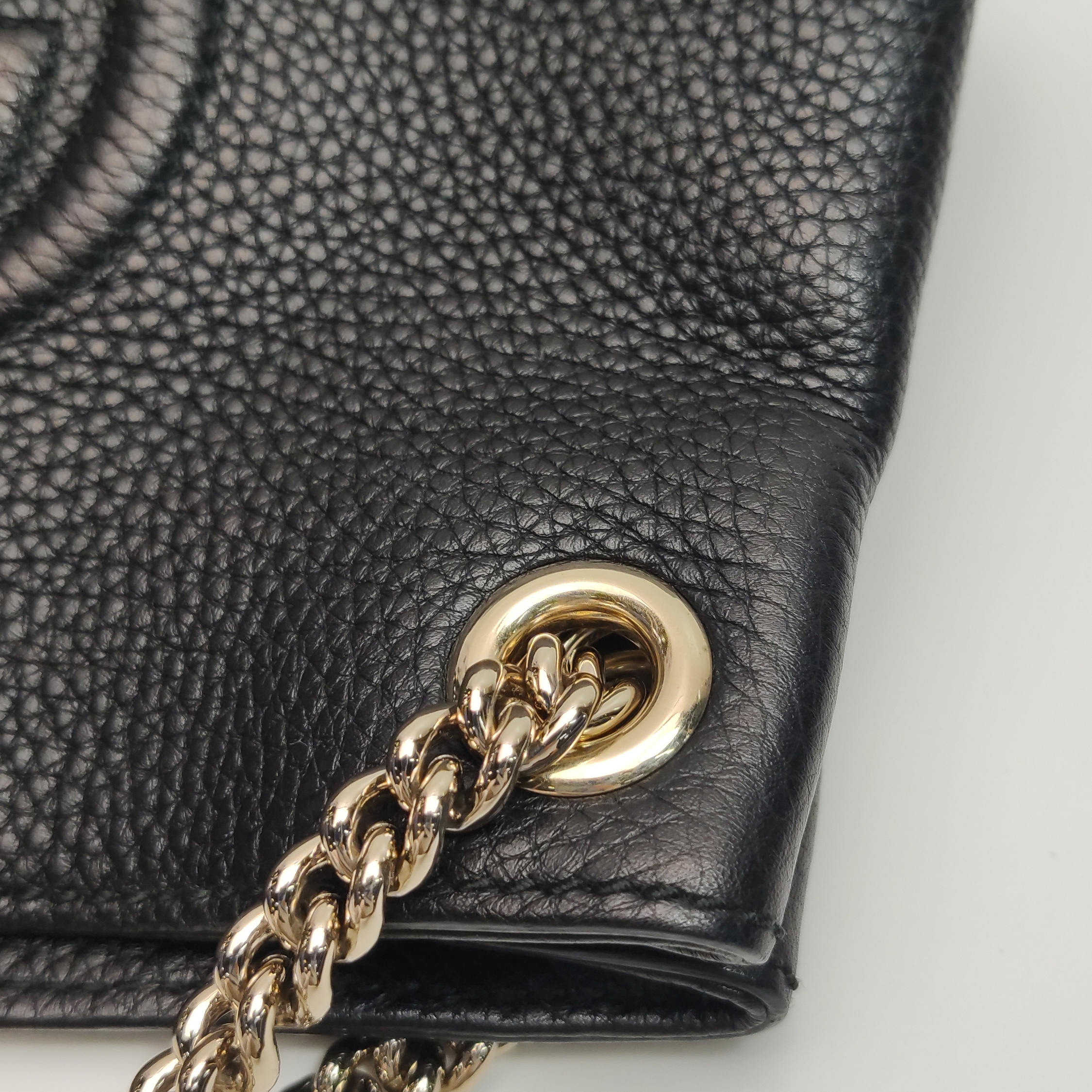Gucci Soho Chain Strap Shoulder Bag Leather Small — photo 10 of 15