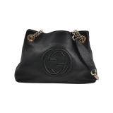 Gucci Soho Chain Strap Shoulder Bag Leather Small — thumbnail 1
