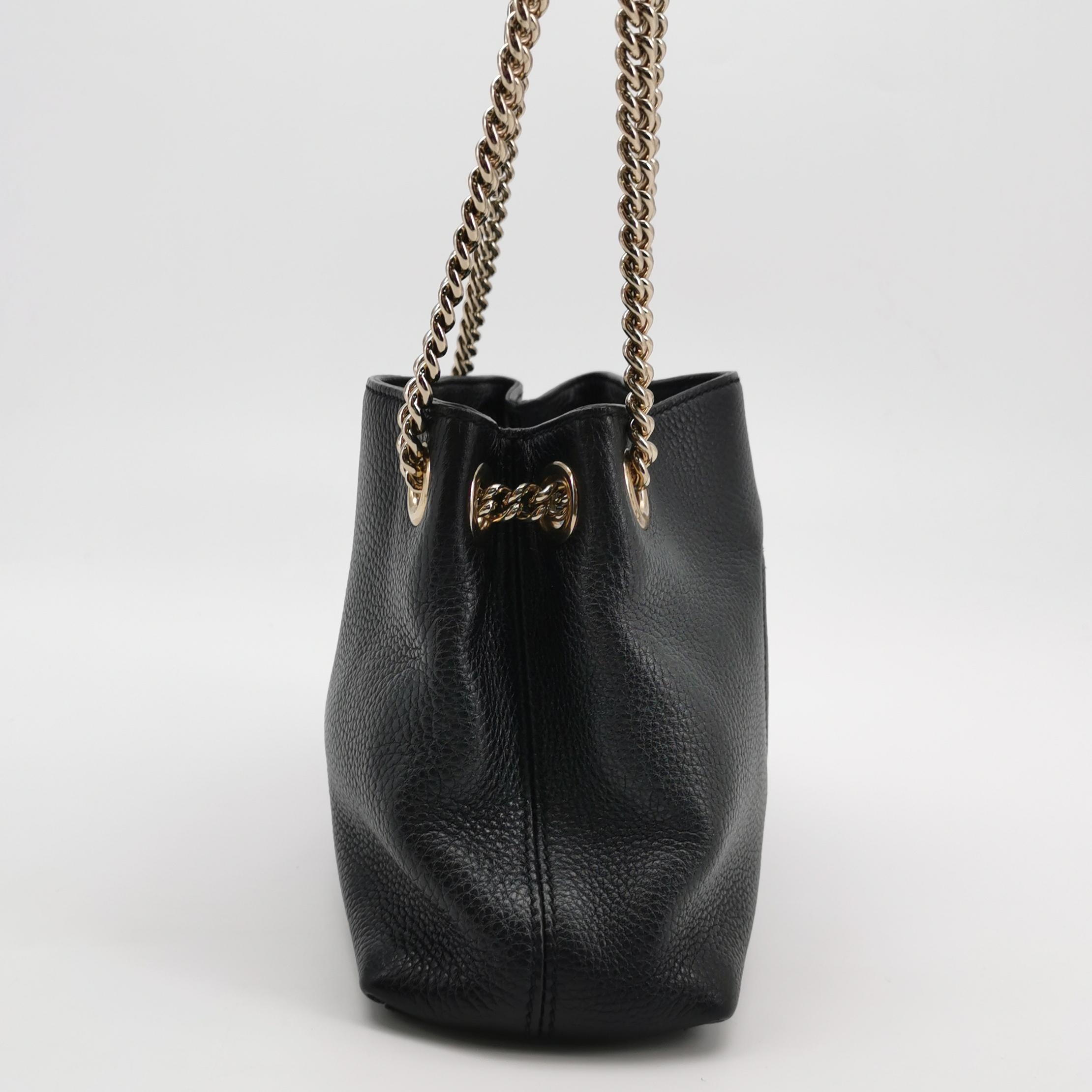 Gucci Soho Chain Strap Shoulder Bag Leather Small — photo 3 of 18