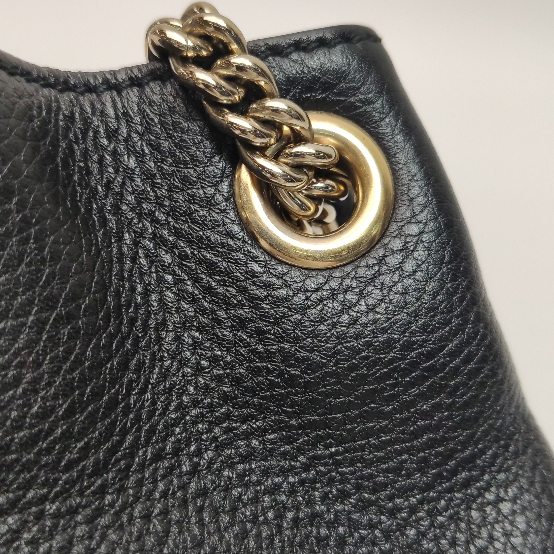 Gucci Soho Chain Strap Shoulder Bag Leather Small — photo 14 of 18