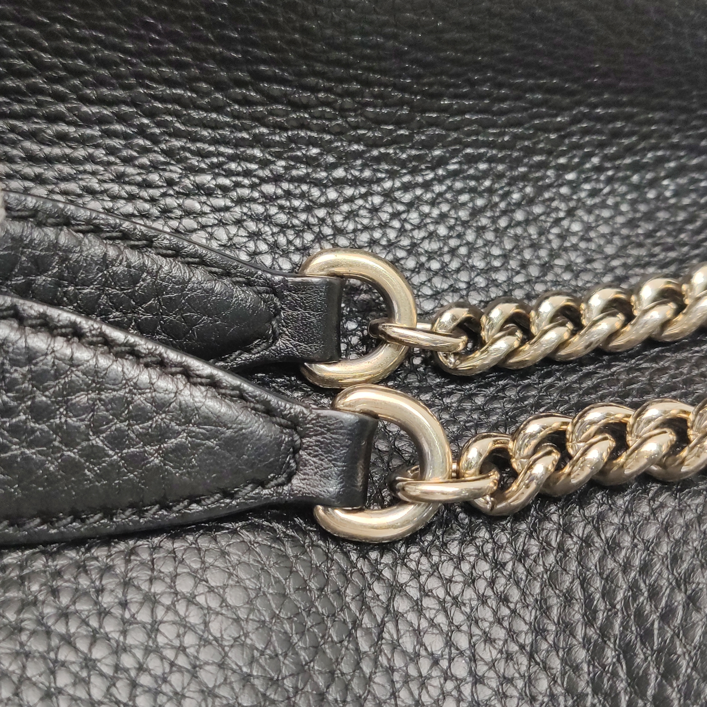 Gucci Soho Chain Strap Shoulder Bag Leather Small — photo 13 of 18