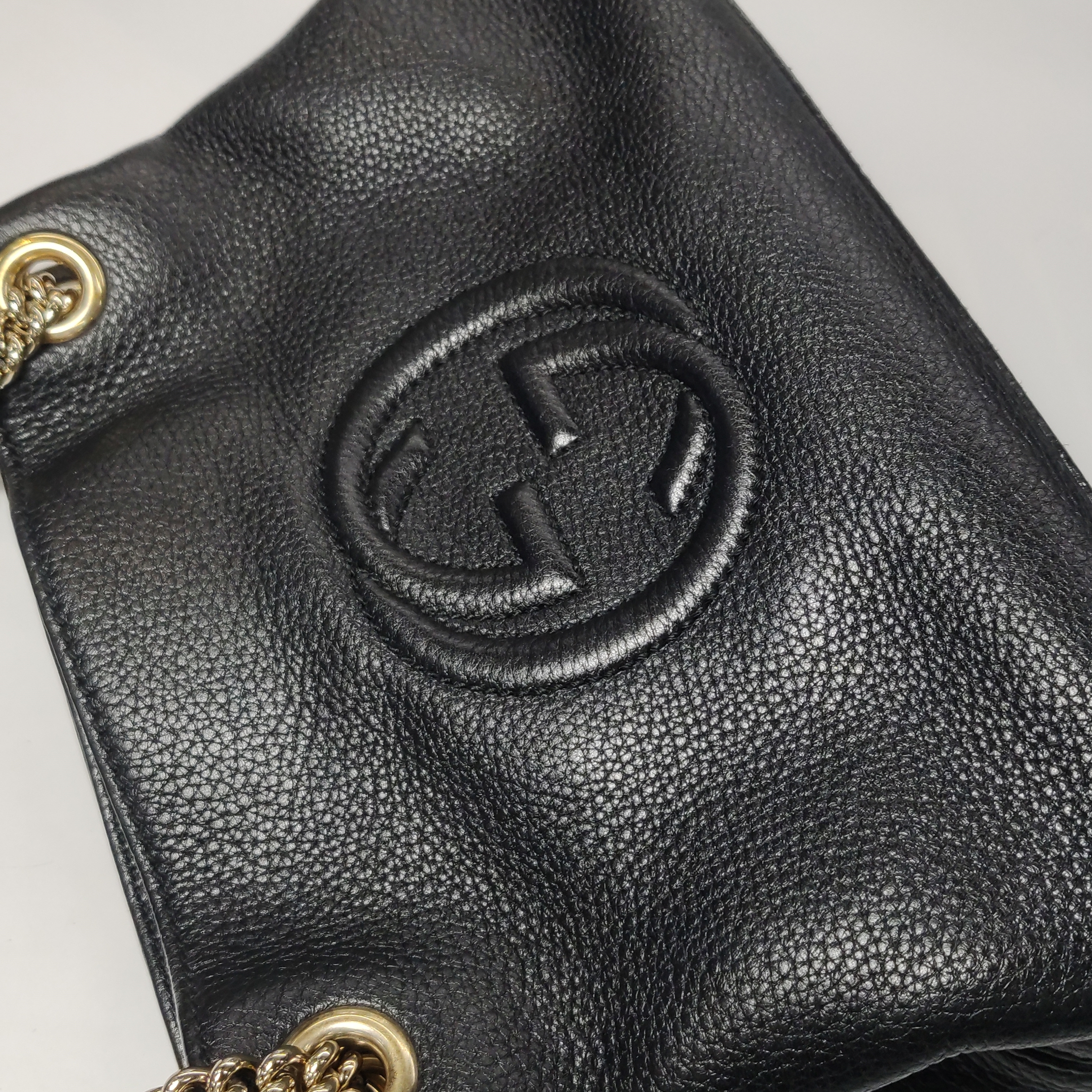 Gucci Soho Chain Strap Shoulder Bag Leather Small — photo 10 of 18