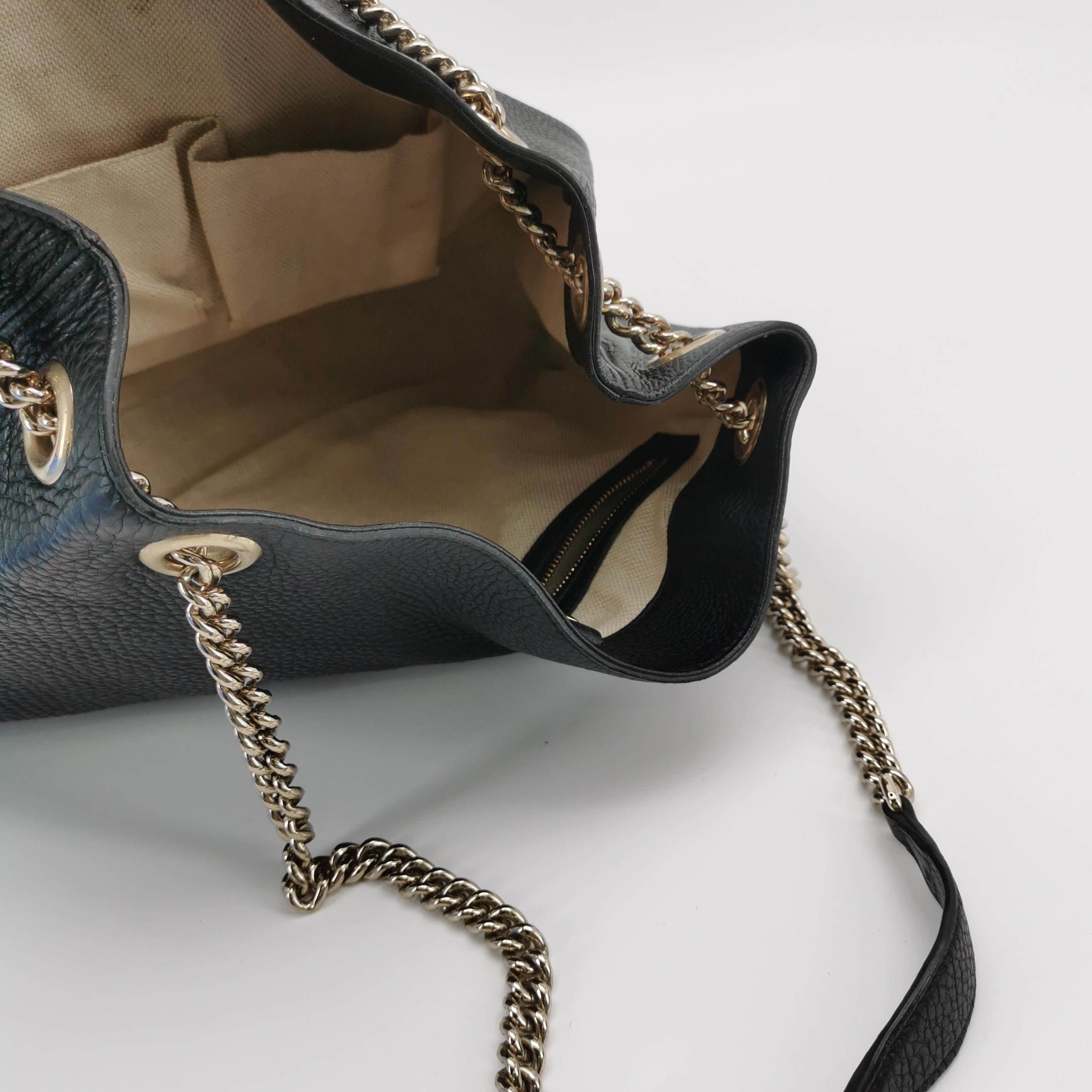 Gucci Soho Chain Strap Shoulder Bag Leather Medium — photo 7 of 15