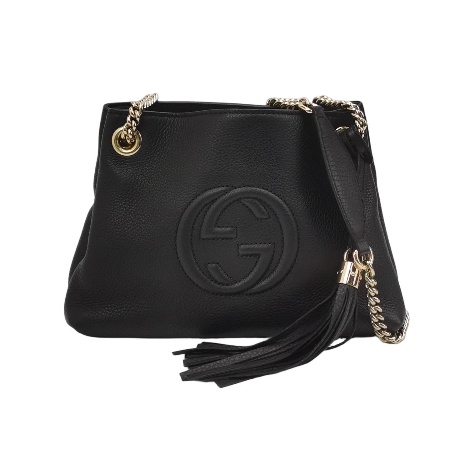 Gucci Soho Chain Strap Shoulder Bag Leather Small — photo 1 of 16