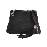 Gucci Soho Chain Strap Shoulder Bag Leather Small — thumbnail 1