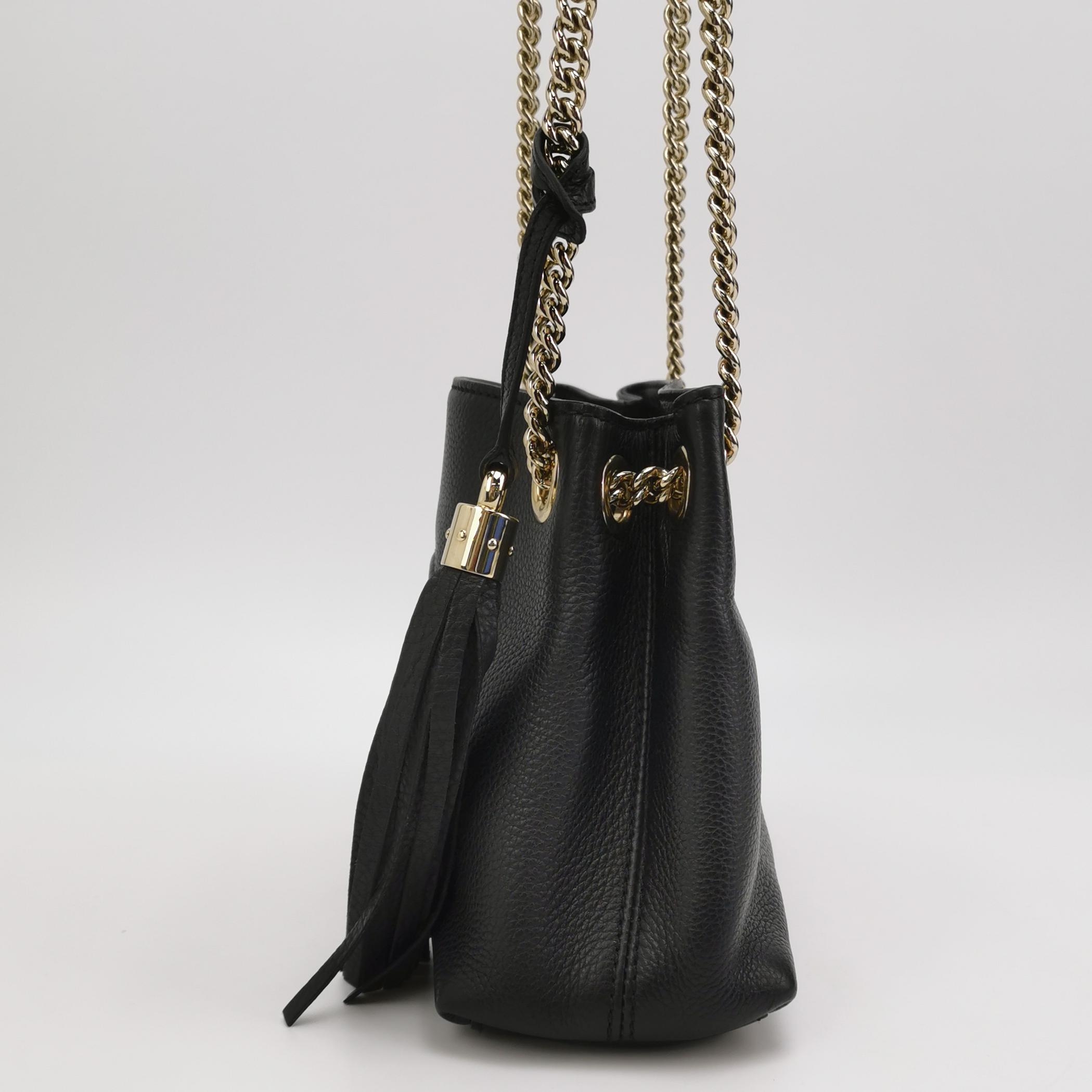 Gucci Soho Chain Strap Shoulder Bag Leather Small — photo 3 of 16