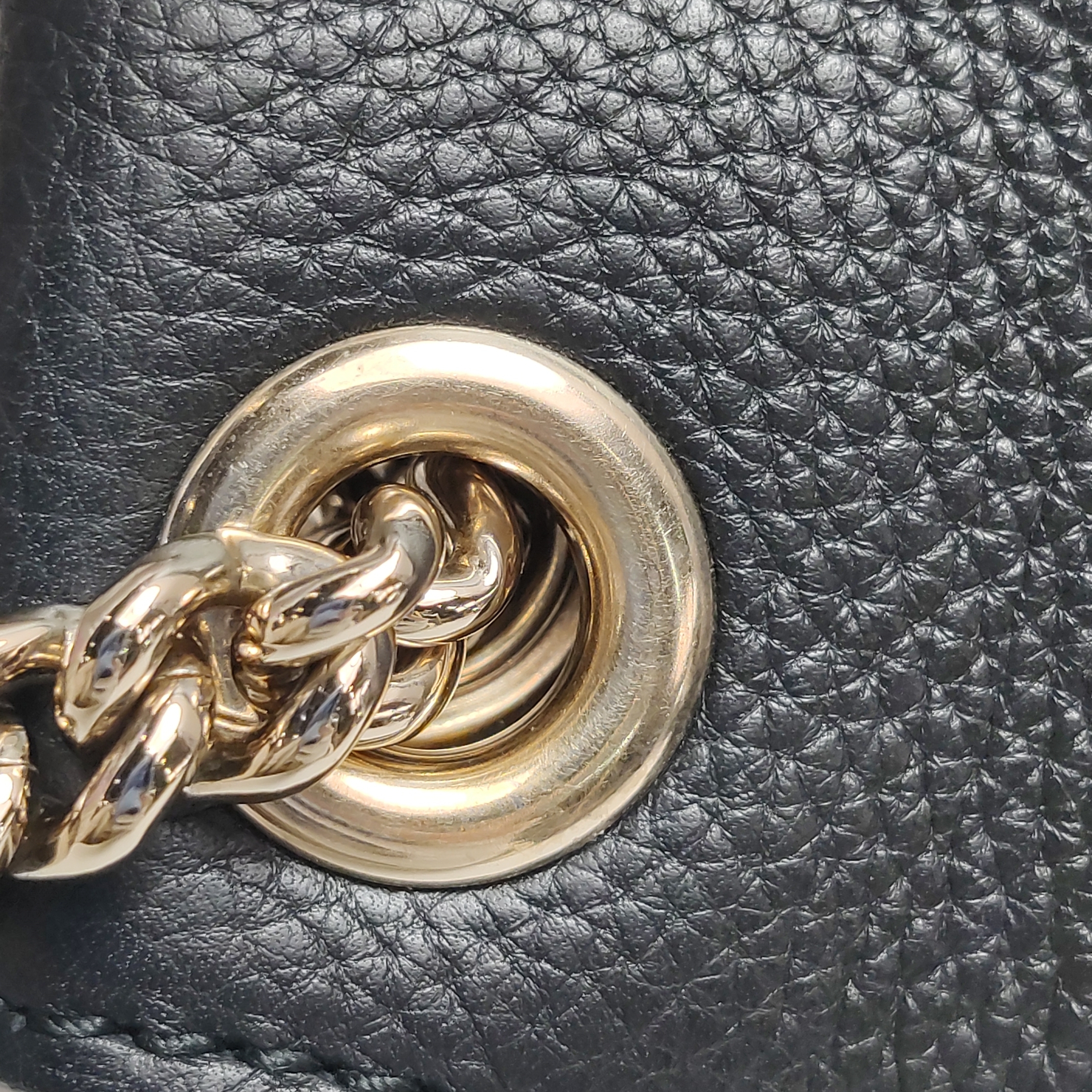 Gucci Soho Chain Strap Shoulder Bag Leather Small — photo 14 of 16
