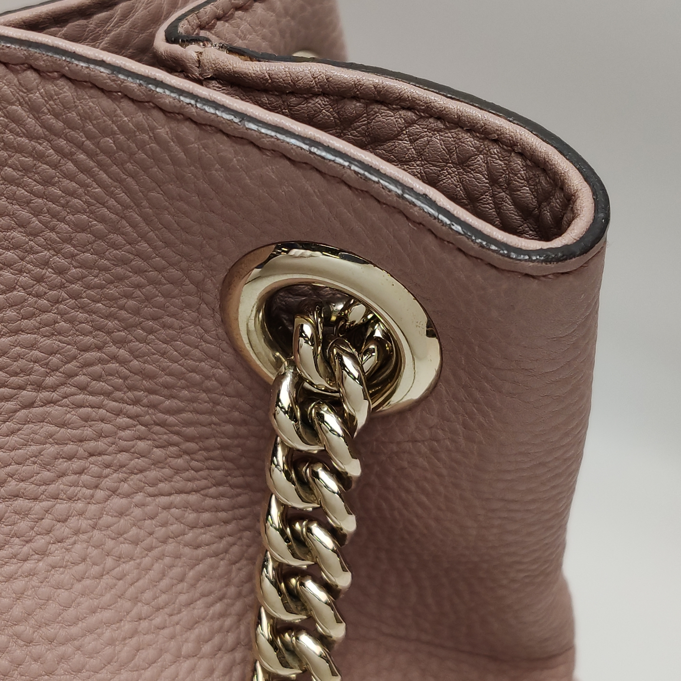 Gucci Soho Chain Strap Shoulder Bag Leather Medium — photo 12 of 16