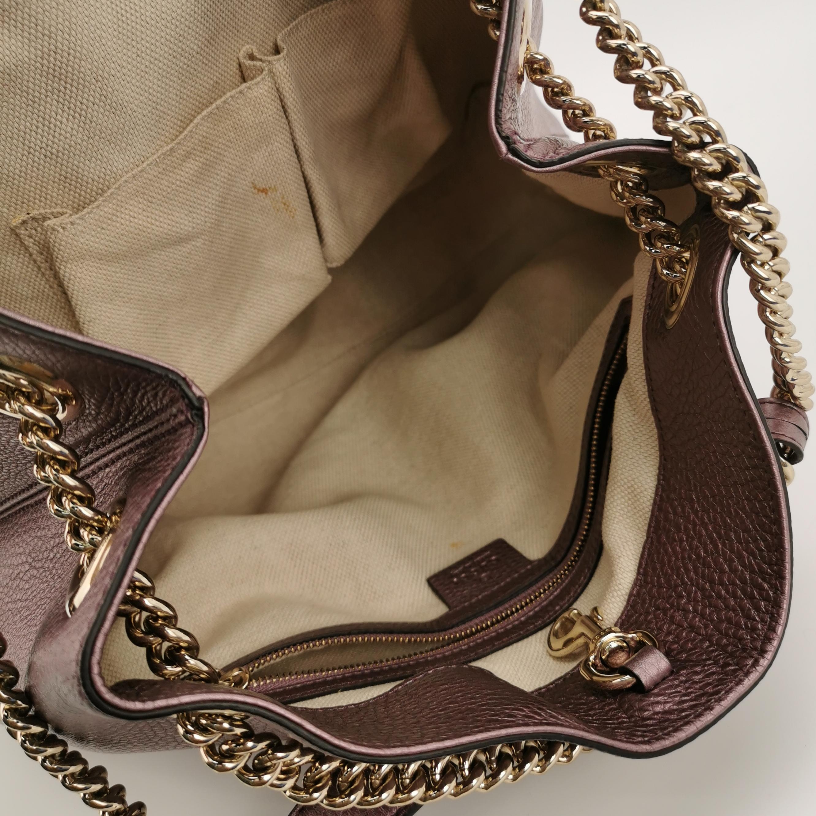 Gucci Soho Chain Strap Shoulder Bag Leather Medium — photo 7 of 16