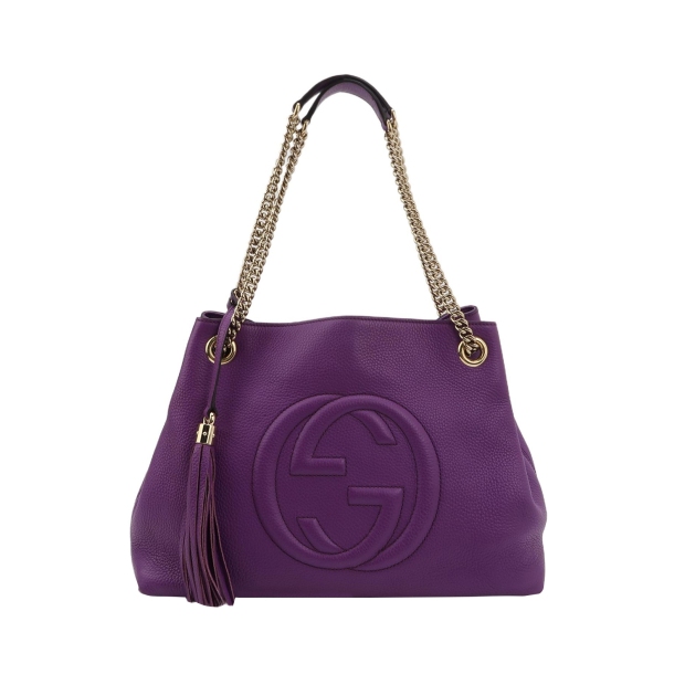 Gucci Soho Chain Strap Shoulder Bag Leather Medium — pre-owned, Vierlot