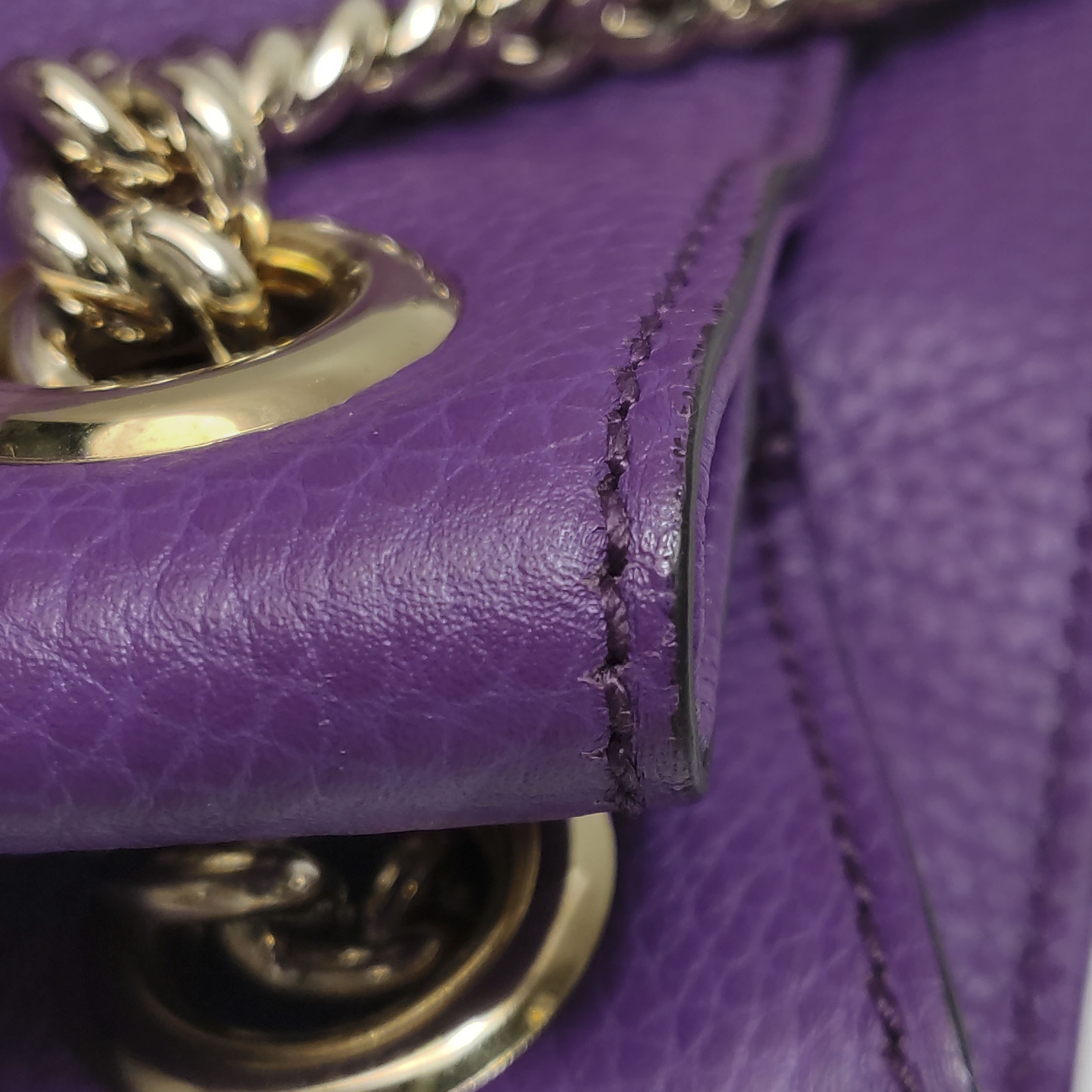 Gucci Soho Chain Strap Shoulder Bag Leather Medium — photo 12 of 16