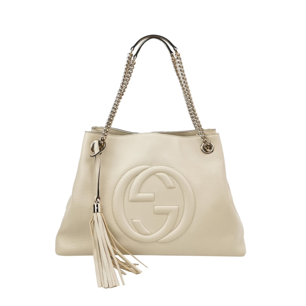 Gucci Soho Chain Strap Shoulder Bag Leather Medium — pre-owned, Vierlot