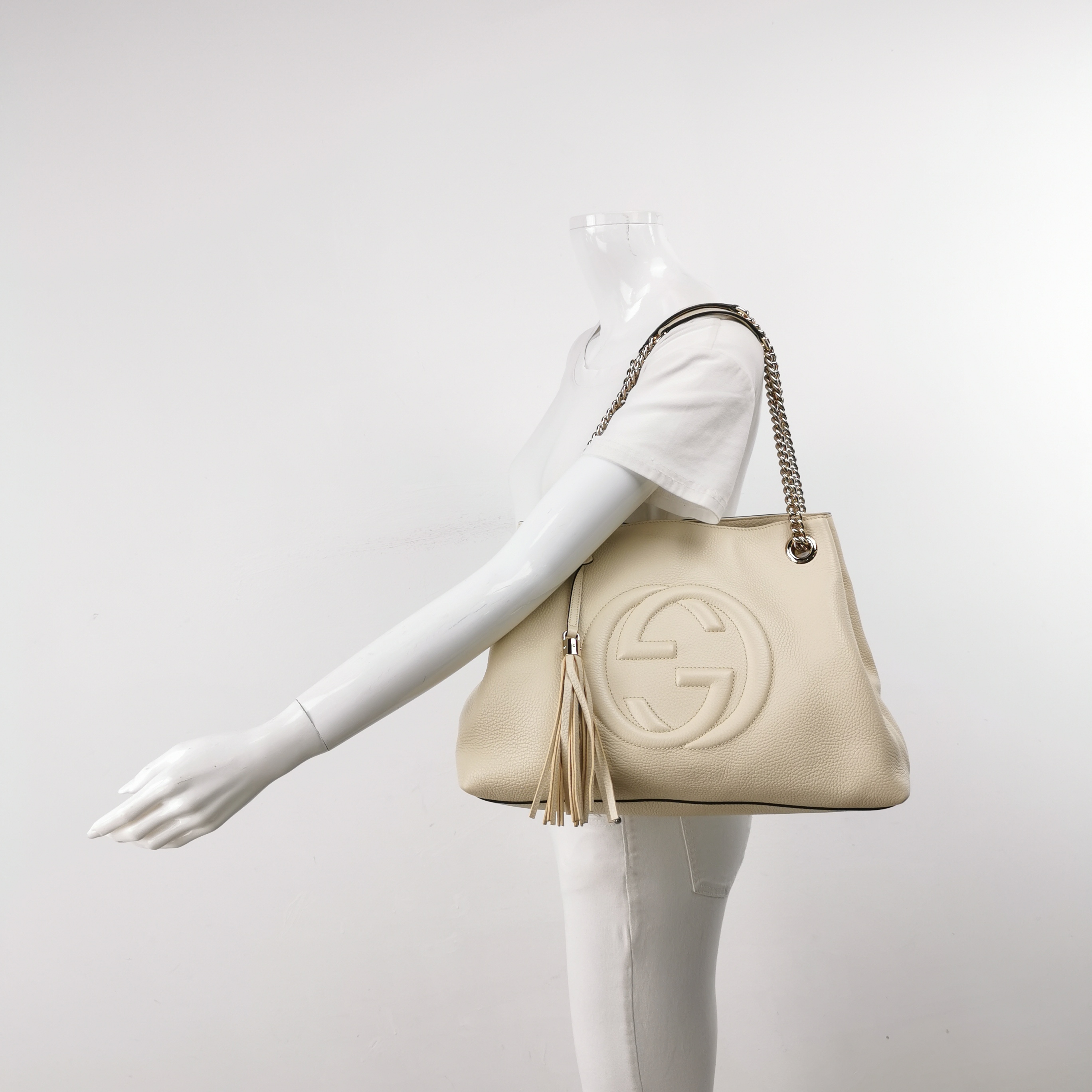 Gucci Soho Chain Strap Shoulder Bag Leather Medium — alternate view