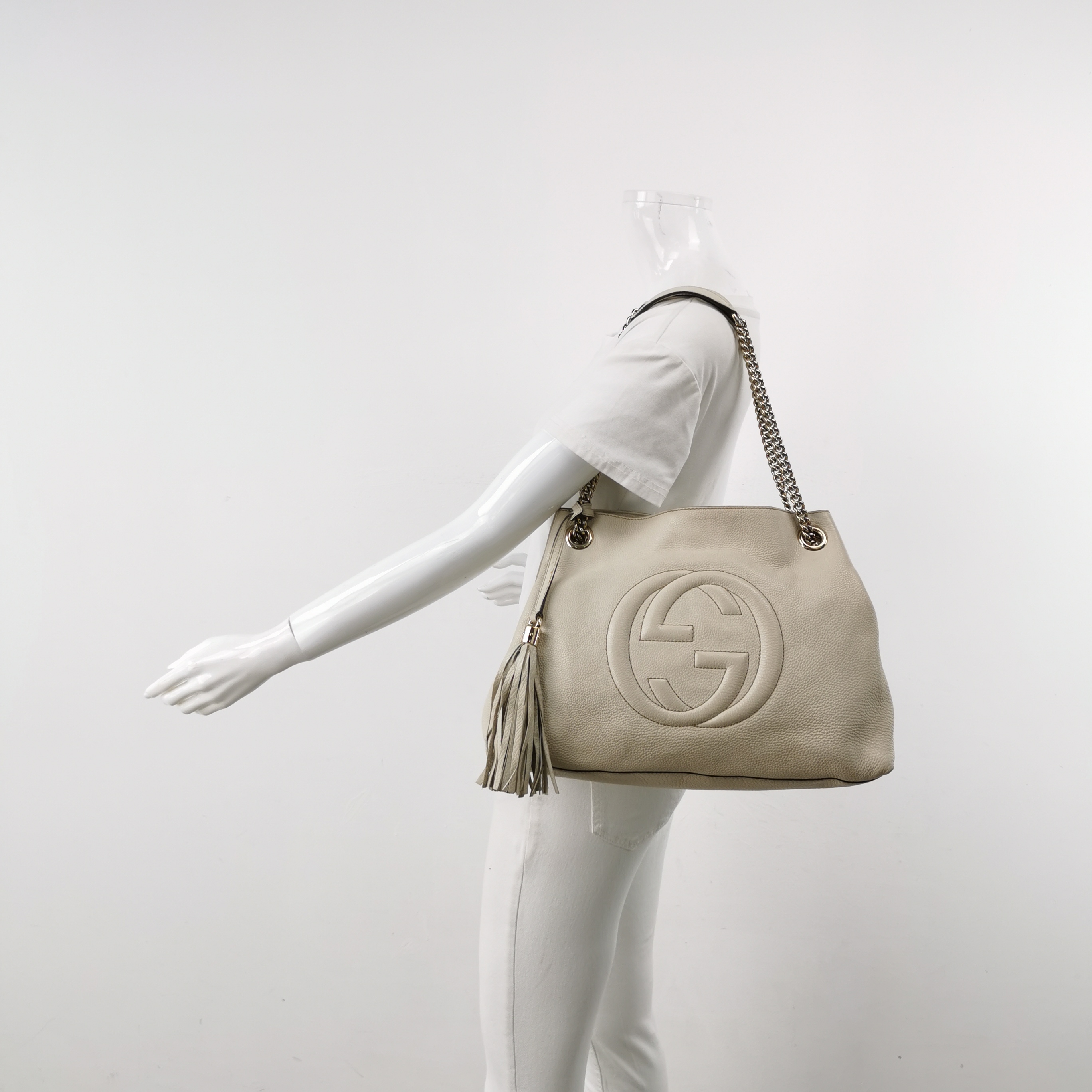 Gucci Soho Chain Strap Shoulder Bag Leather Medium — alternate view