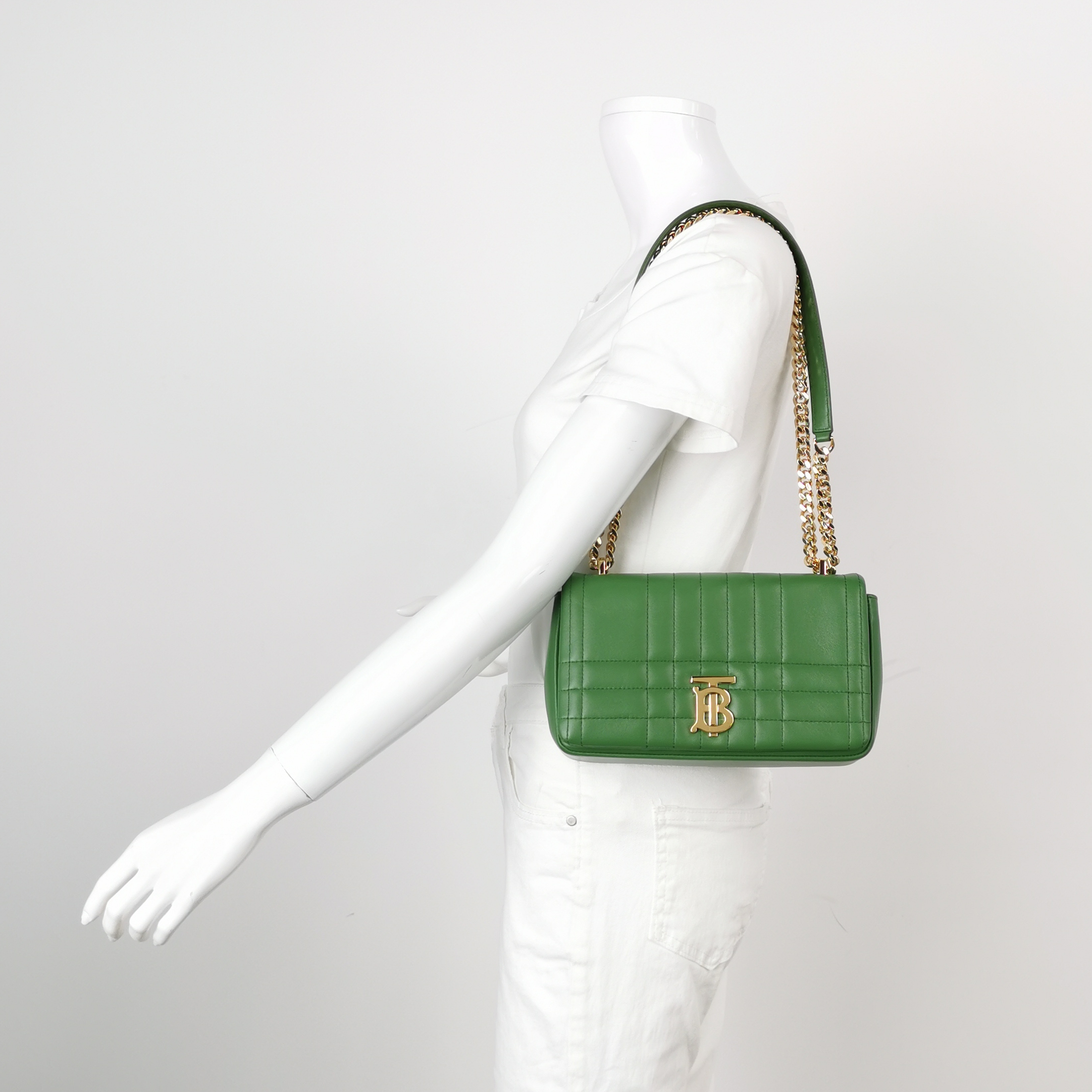 Burberry Lola Shoulder Bag Quilted Lambskin Small — alternate view
