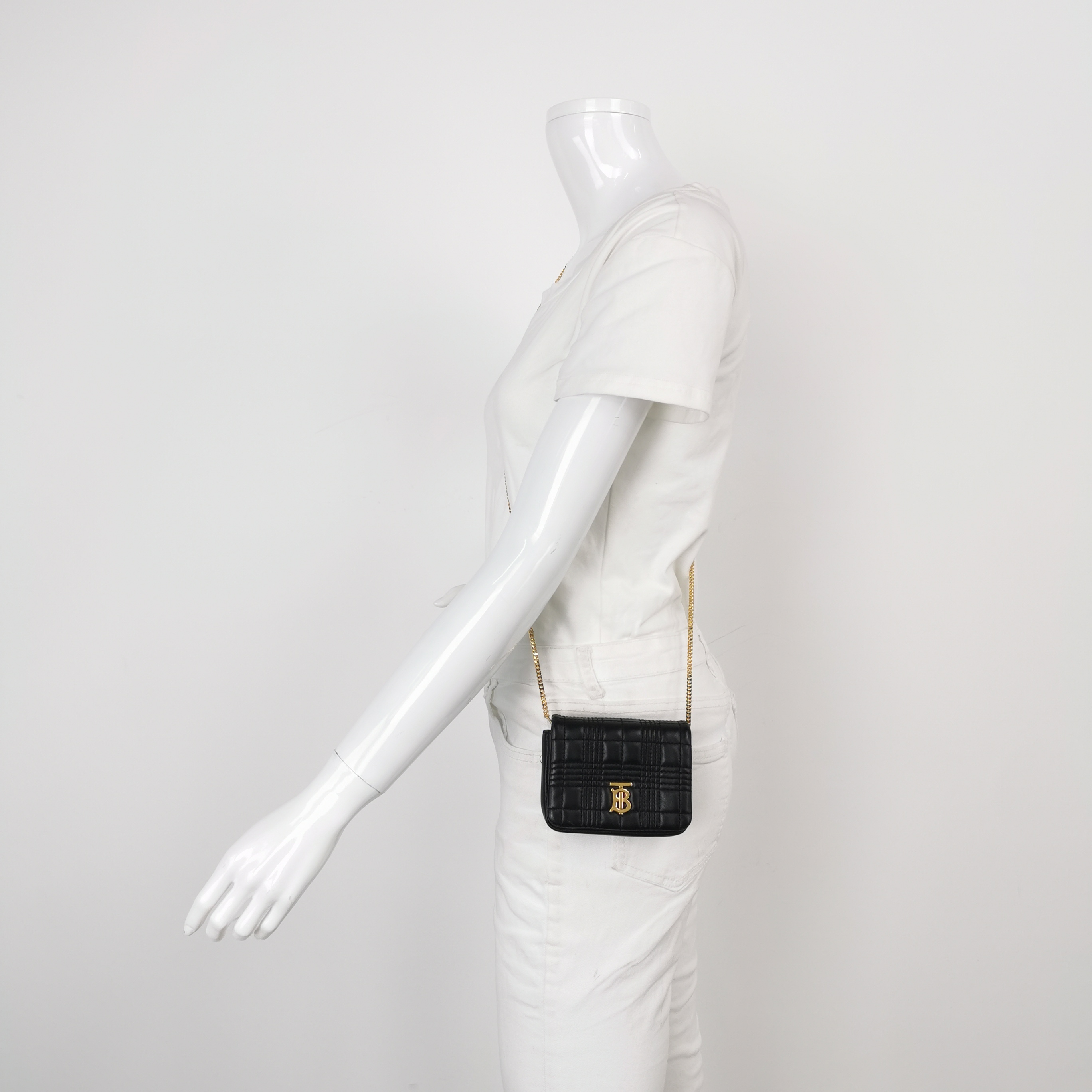 Burberry Lola Shoulder Bag Quilted Lambskin Mini — alternate view
