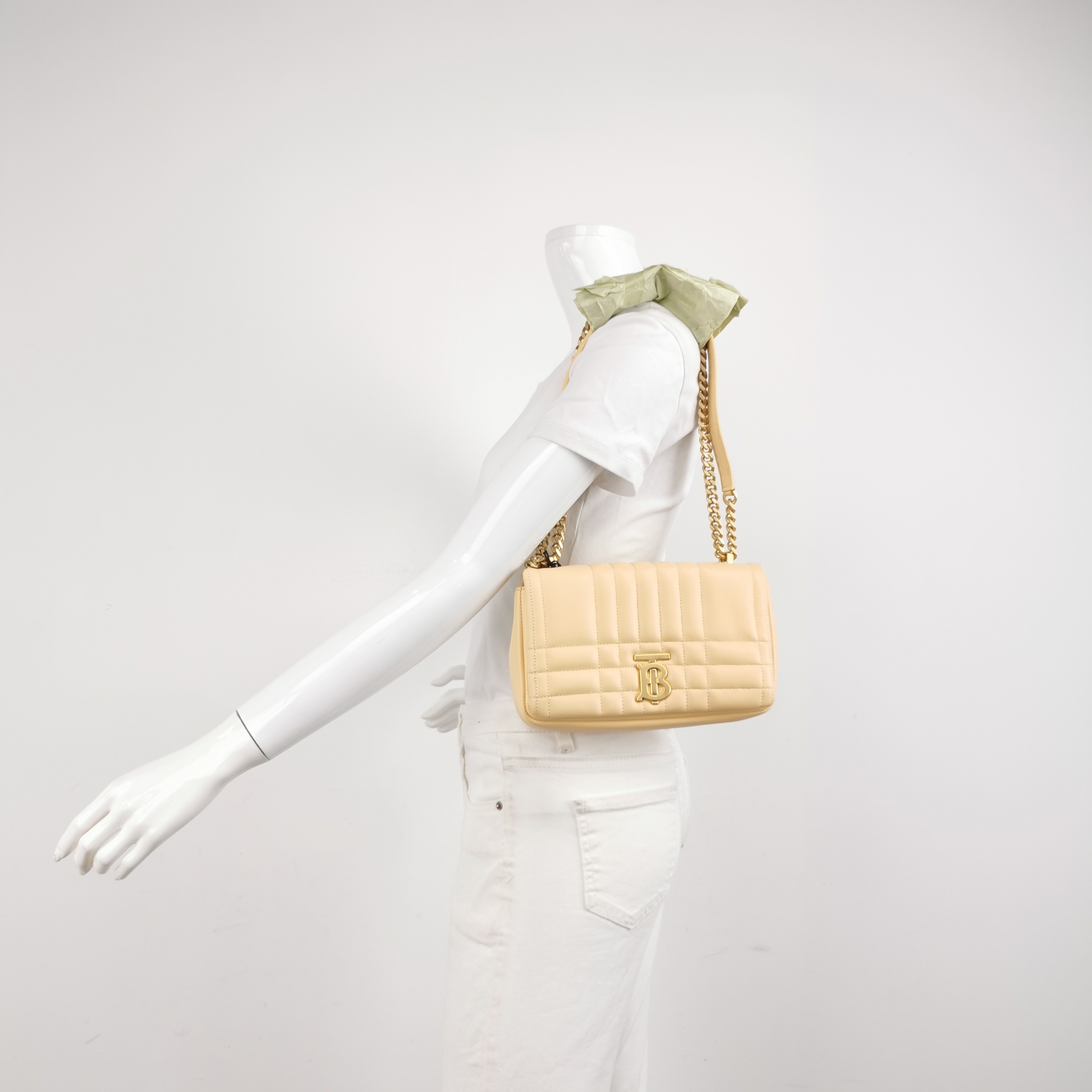 Burberry Lola Shoulder Bag Quilted Lambskin Small — alternate view