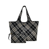 Burberry East-West Tote Vintage Check Canvas — thumbnail 1
