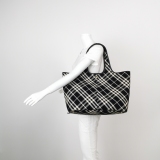 Burberry East-West Tote Vintage Check Canvas — thumbnail 2