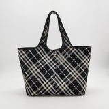 Burberry East-West Tote Vintage Check Canvas — thumbnail 6