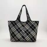 Burberry East-West Tote Vintage Check Canvas — thumbnail 5