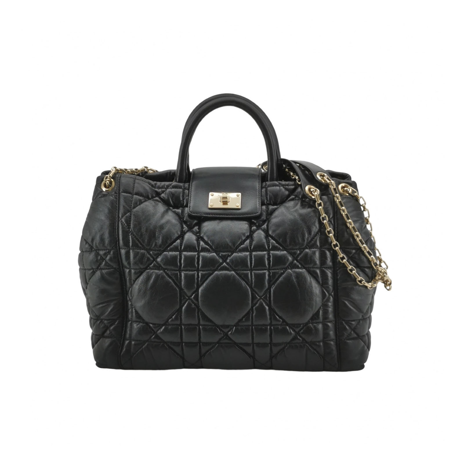 Dior Wicker Checkered Shoulder Bag — photo 1 of 22
