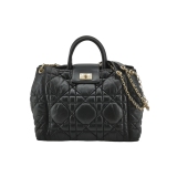 Dior Wicker Checkered Shoulder Bag — thumbnail 1
