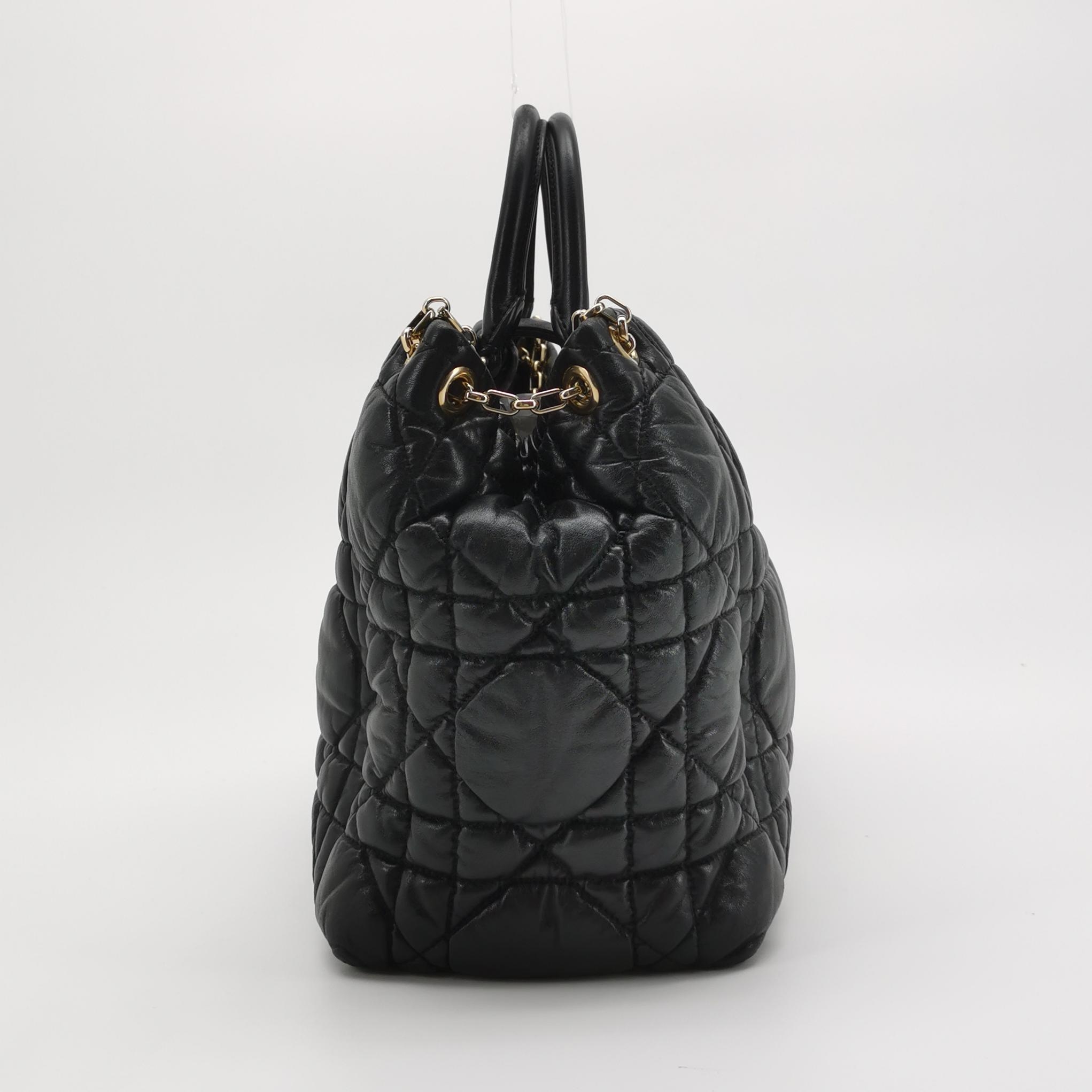 Dior Wicker Checkered Shoulder Bag — photo 4 of 22