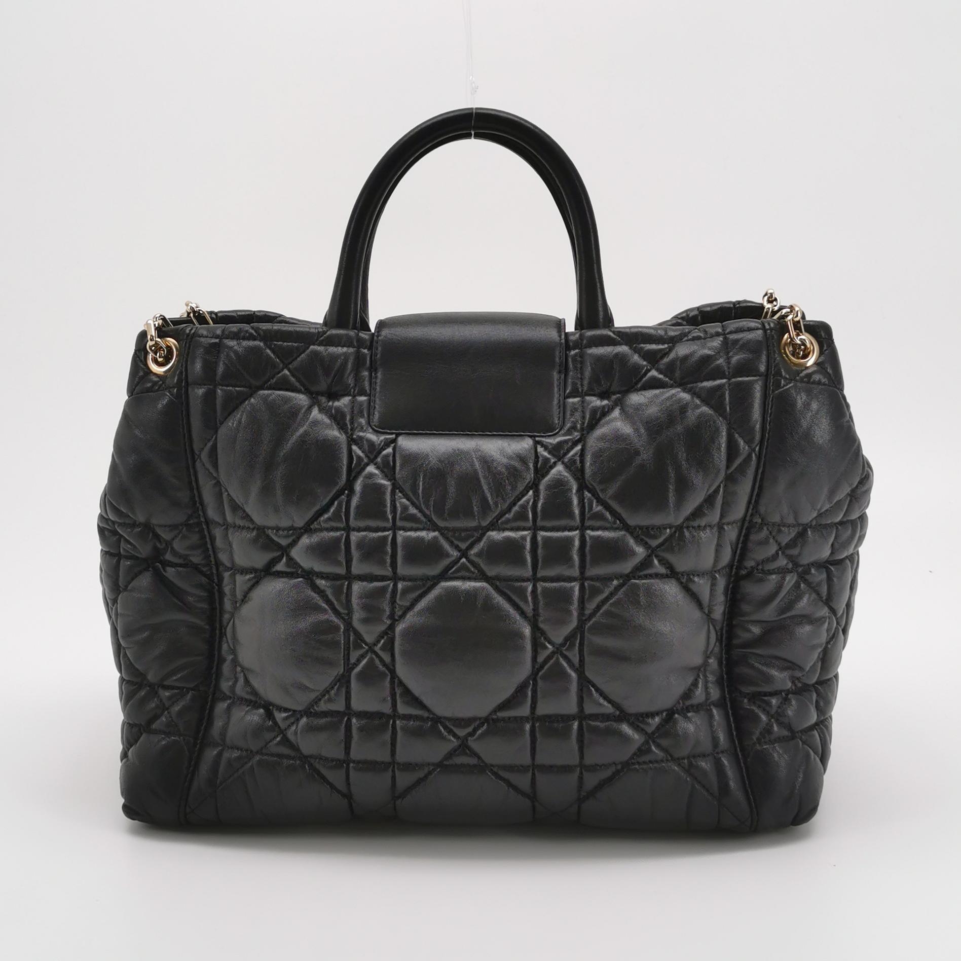 Dior Wicker Checkered Shoulder Bag — photo 5 of 22