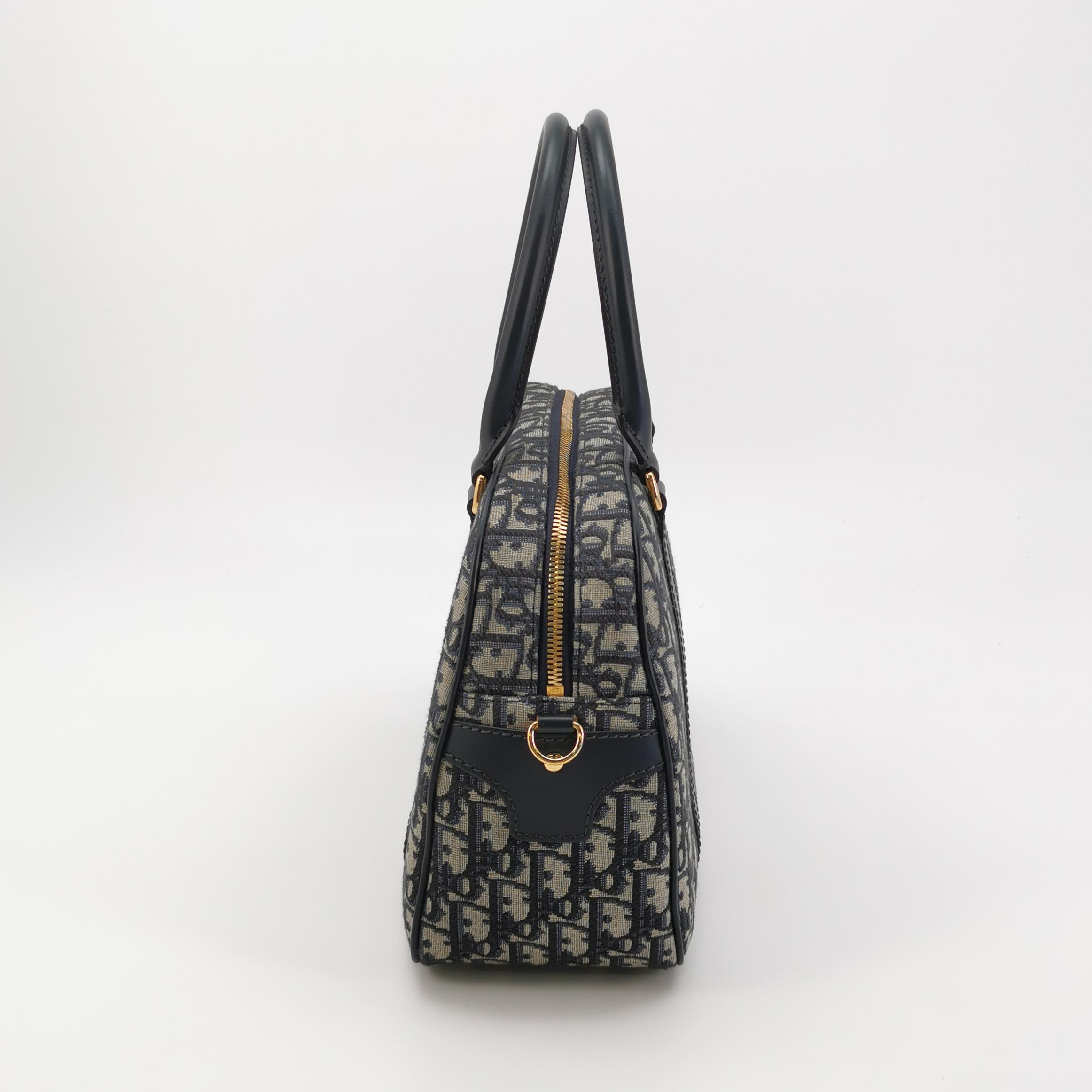 Christian Dior D-Vibe Bowling Bag Oblique Canvas — photo 4 of 16