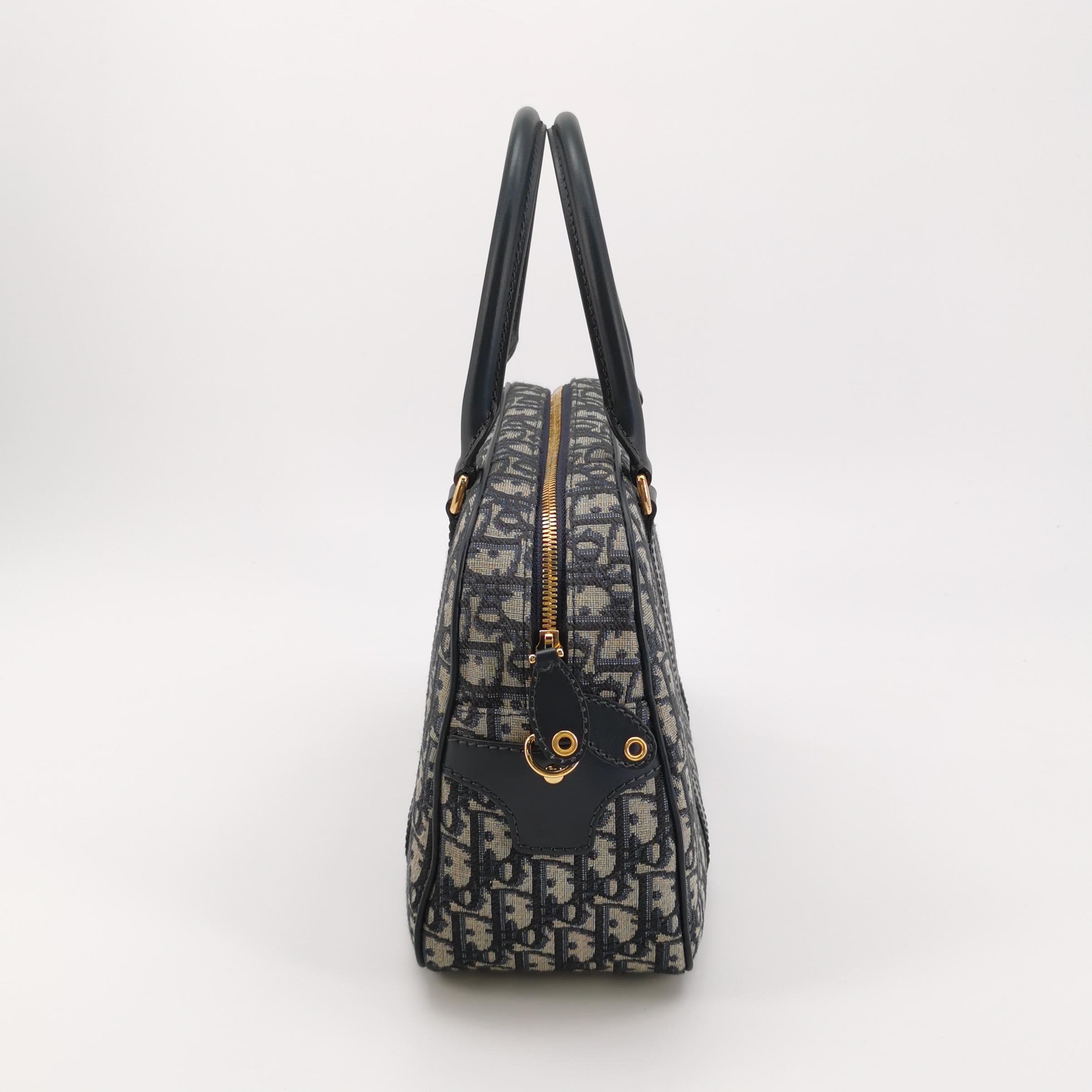 Christian Dior D-Vibe Bowling Bag Oblique Canvas — photo 3 of 16