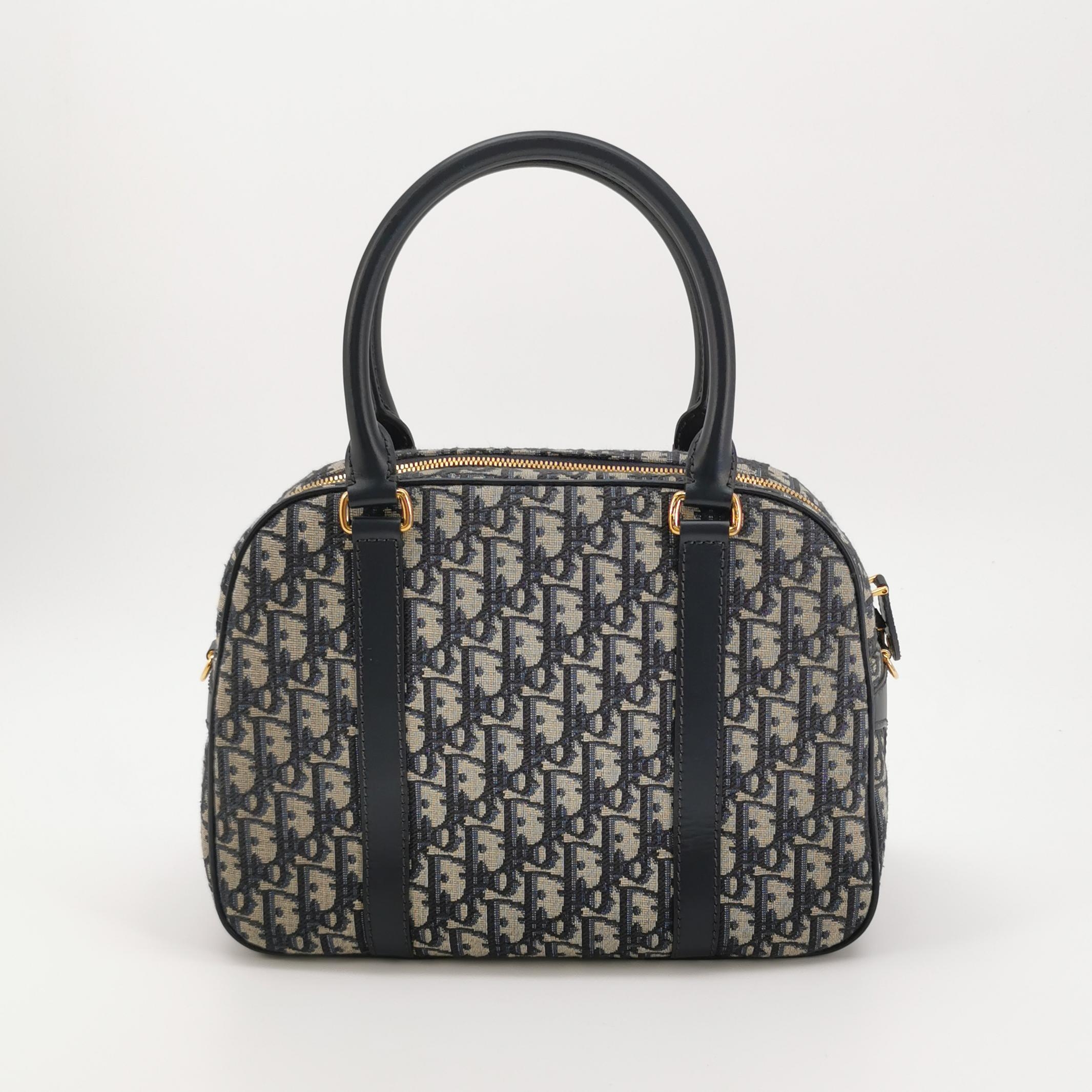 Christian Dior D-Vibe Bowling Bag Oblique Canvas — photo 5 of 16