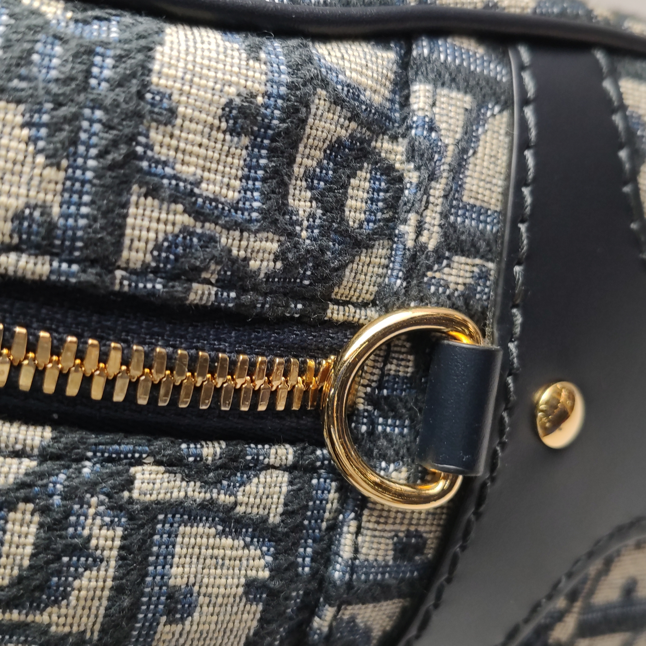 Christian Dior D-Vibe Bowling Bag Oblique Canvas — photo 12 of 16