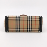 Burberry Society Top Handle Bag Vintage Check Canvas Small — thumbnail 6