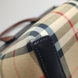 Burberry Society Top Handle Bag Vintage Check Canvas Small — thumbnail 14