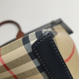 Burberry Society Top Handle Bag Vintage Check Canvas Small — thumbnail 15