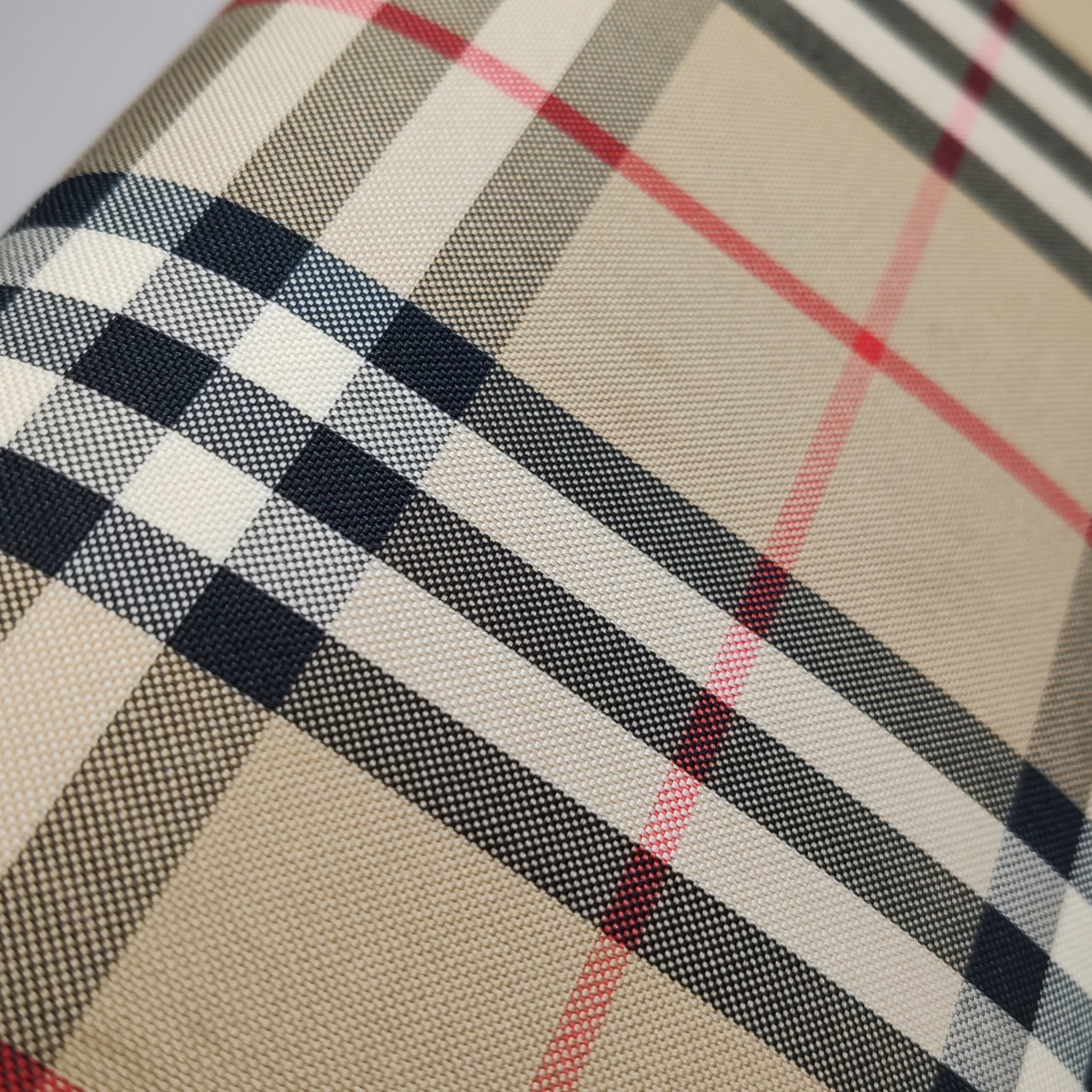 Burberry Society Top Handle Bag Vintage Check Canvas Small — photo 9 of 20