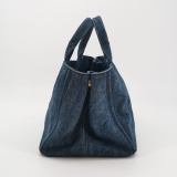 Prada Canapa Convertible Tote Denim Medium — thumbnail 4