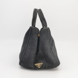 Prada Canapa Convertible Tote Denim Medium — thumbnail 3
