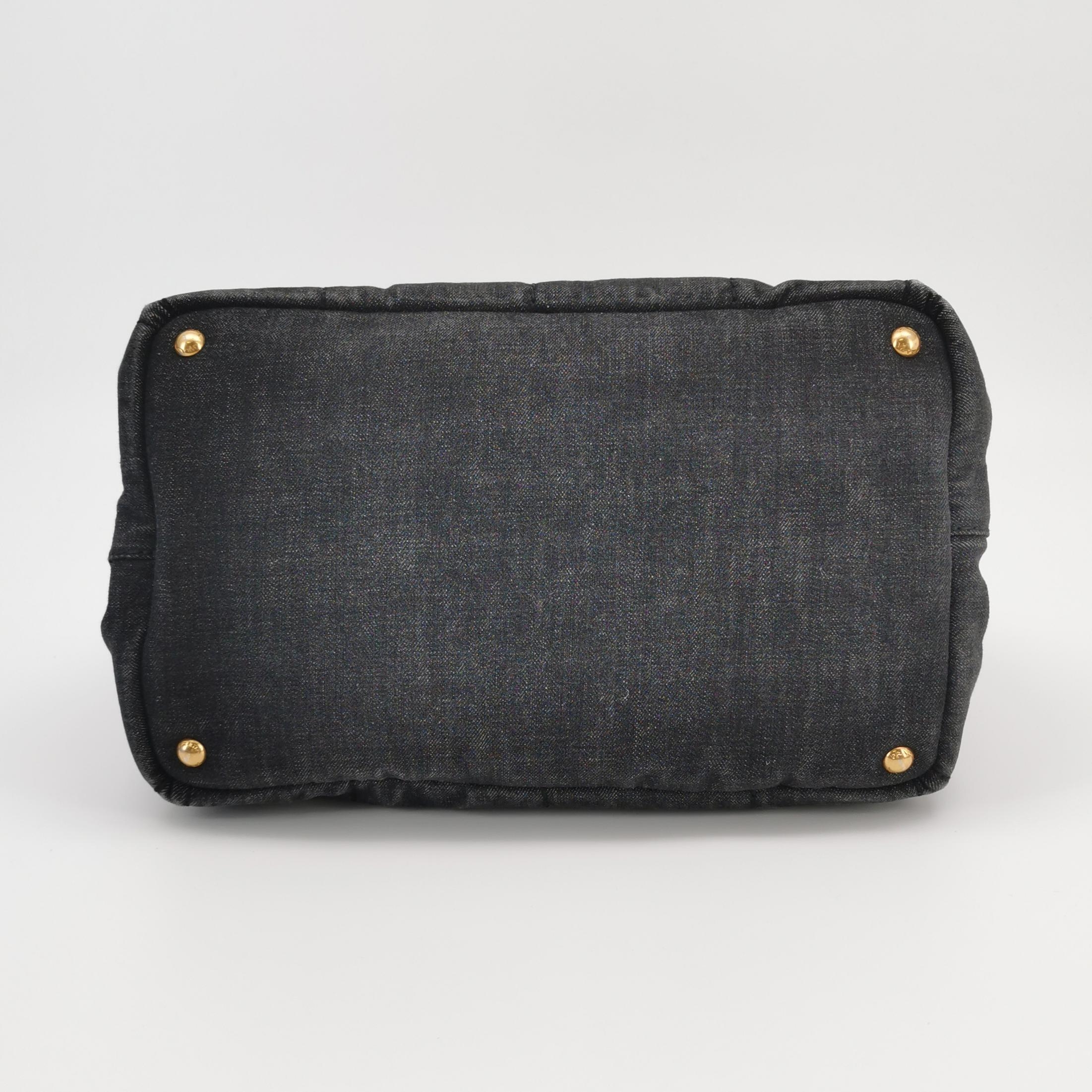 Prada Canapa Convertible Tote Denim Medium — photo 6 of 16
