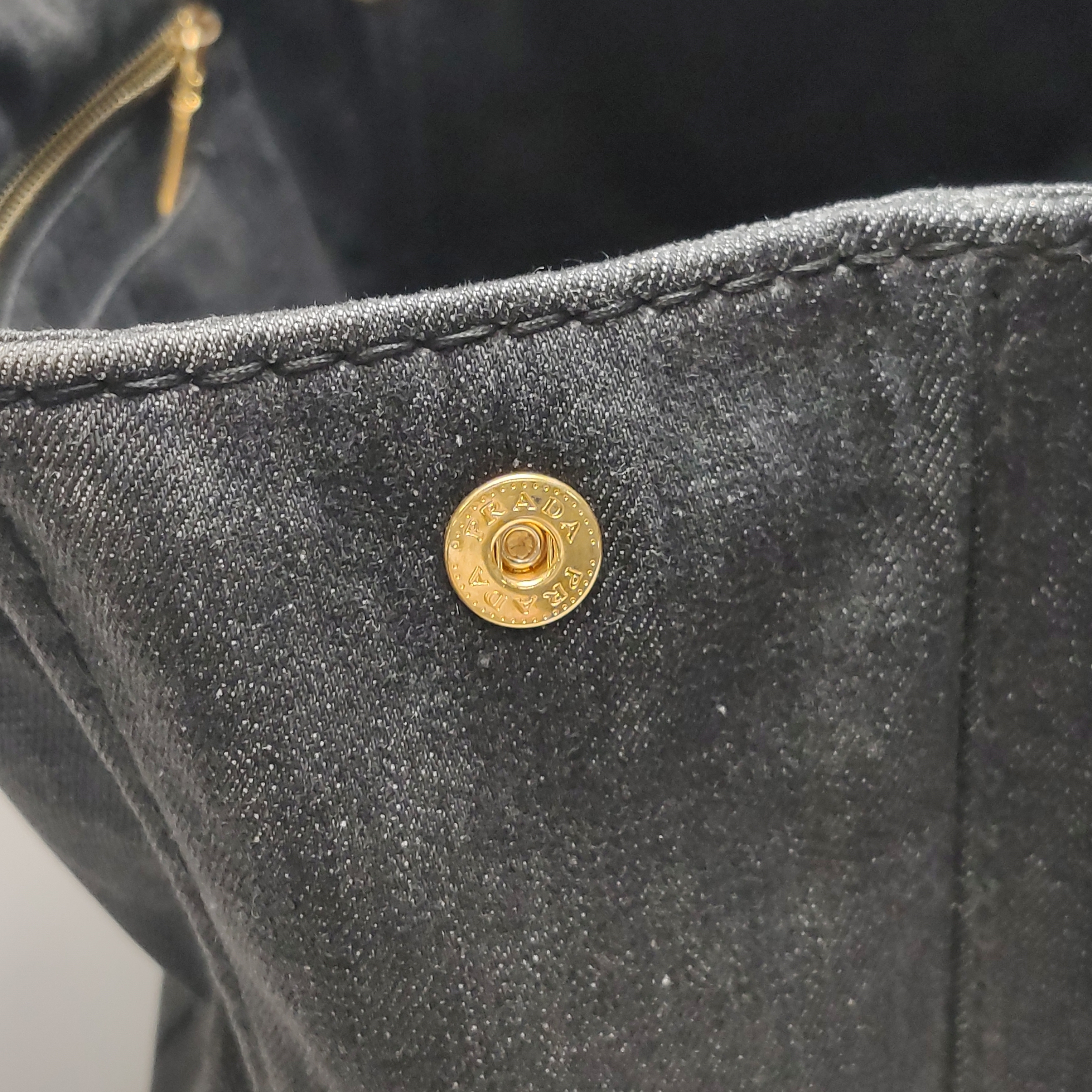 Prada Canapa Convertible Tote Denim Medium — photo 11 of 16